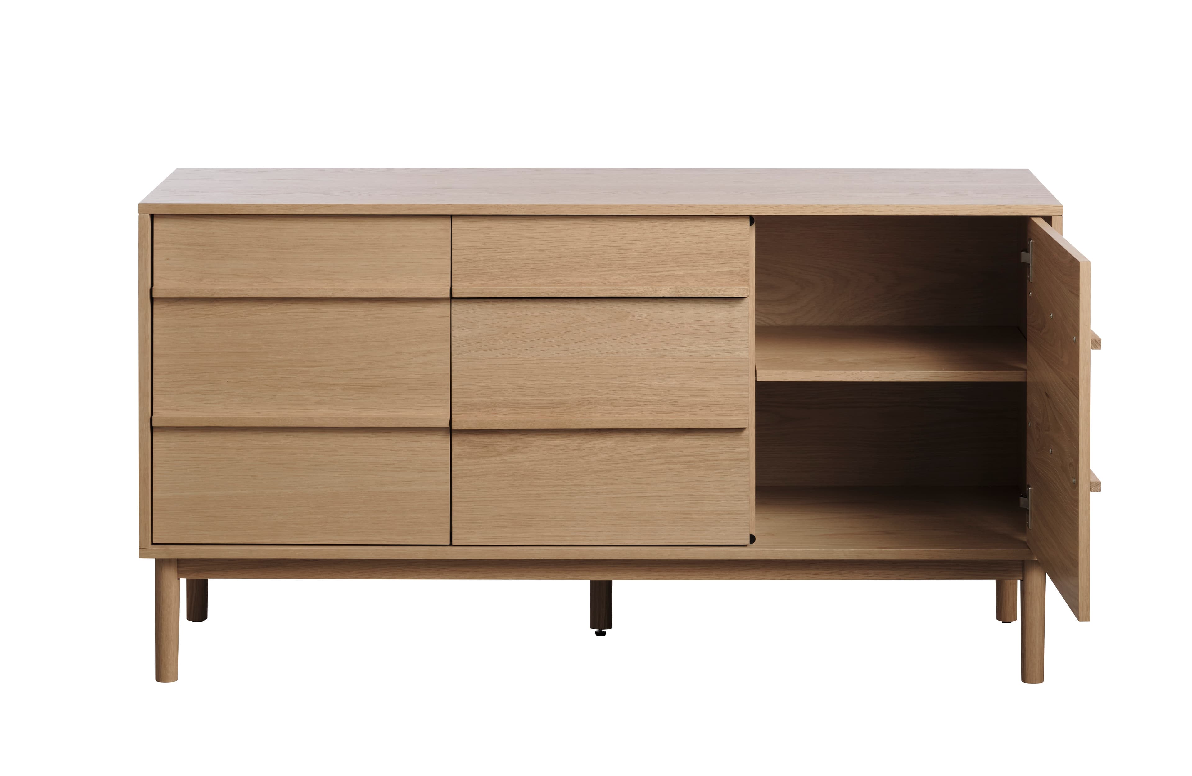Andrea Sideboard Natural Oak 140cm