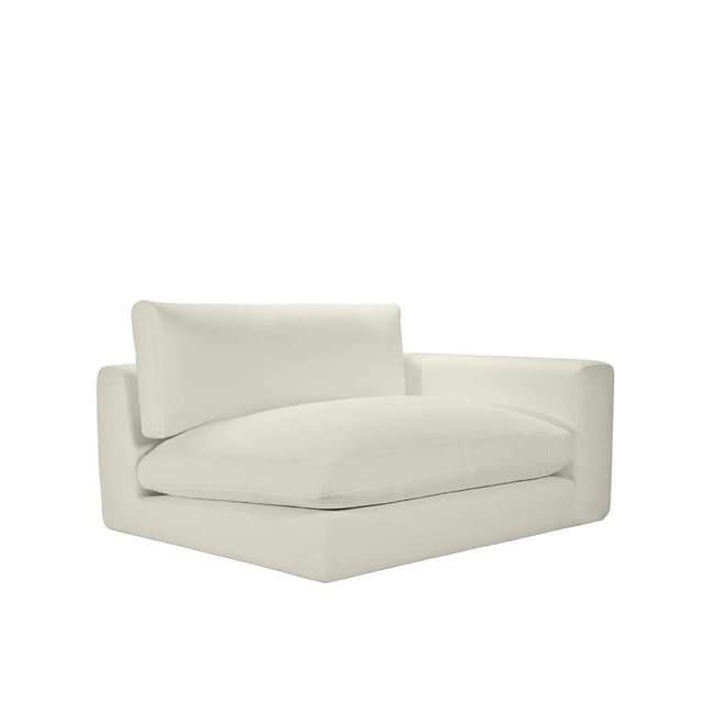 Capri 1,5-Sitzer-Sofamodul mit rechter Armlehne Beige 142cm