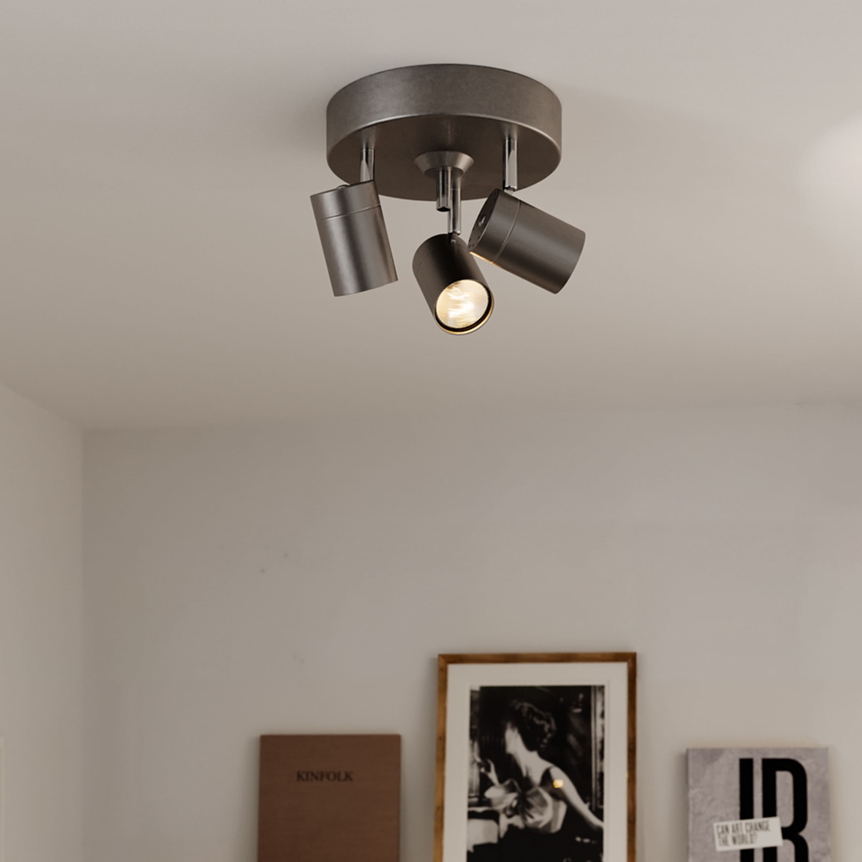Correct 3 lights Spotlight Stålgrå