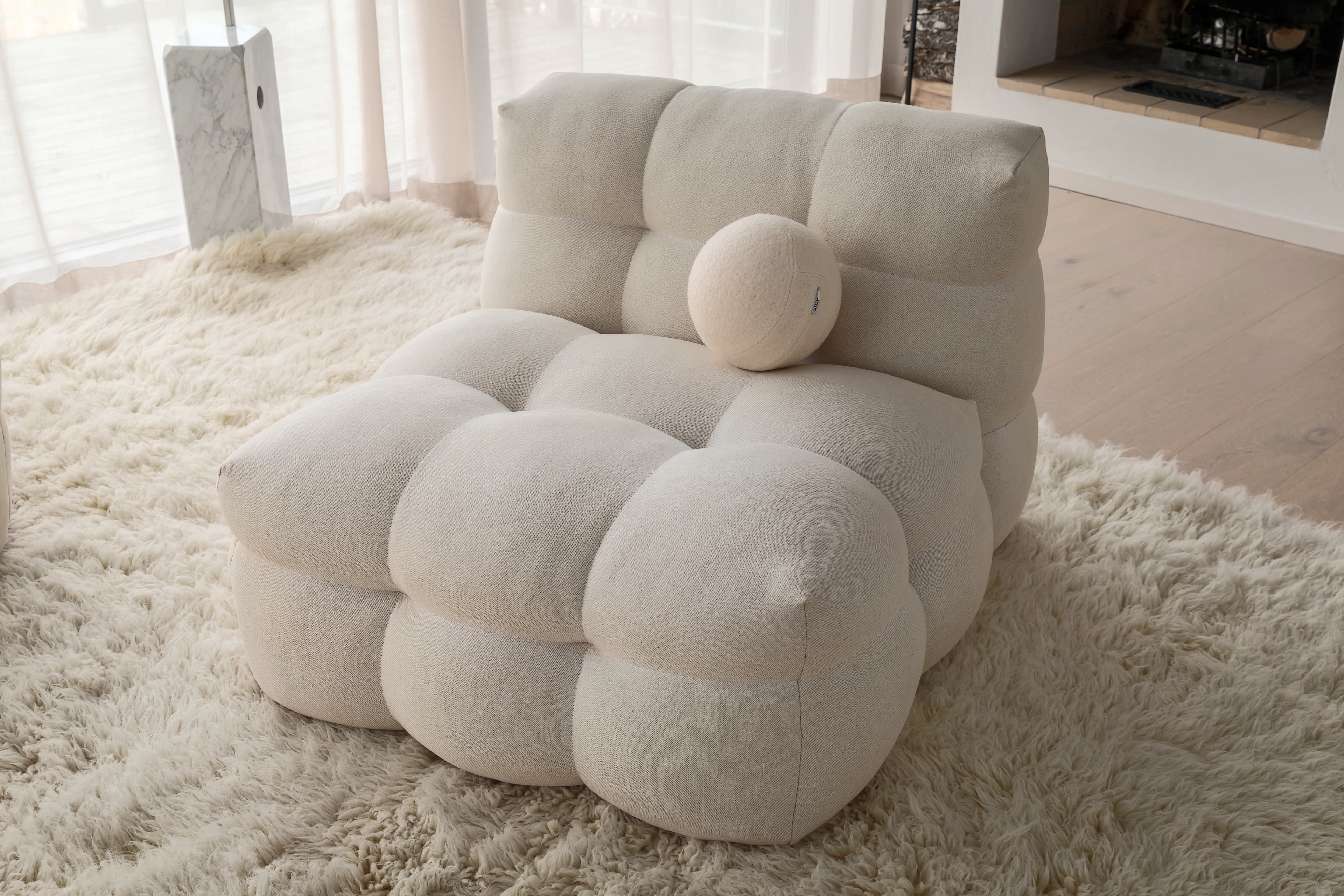 Billie Loungesessel Nature 89cm