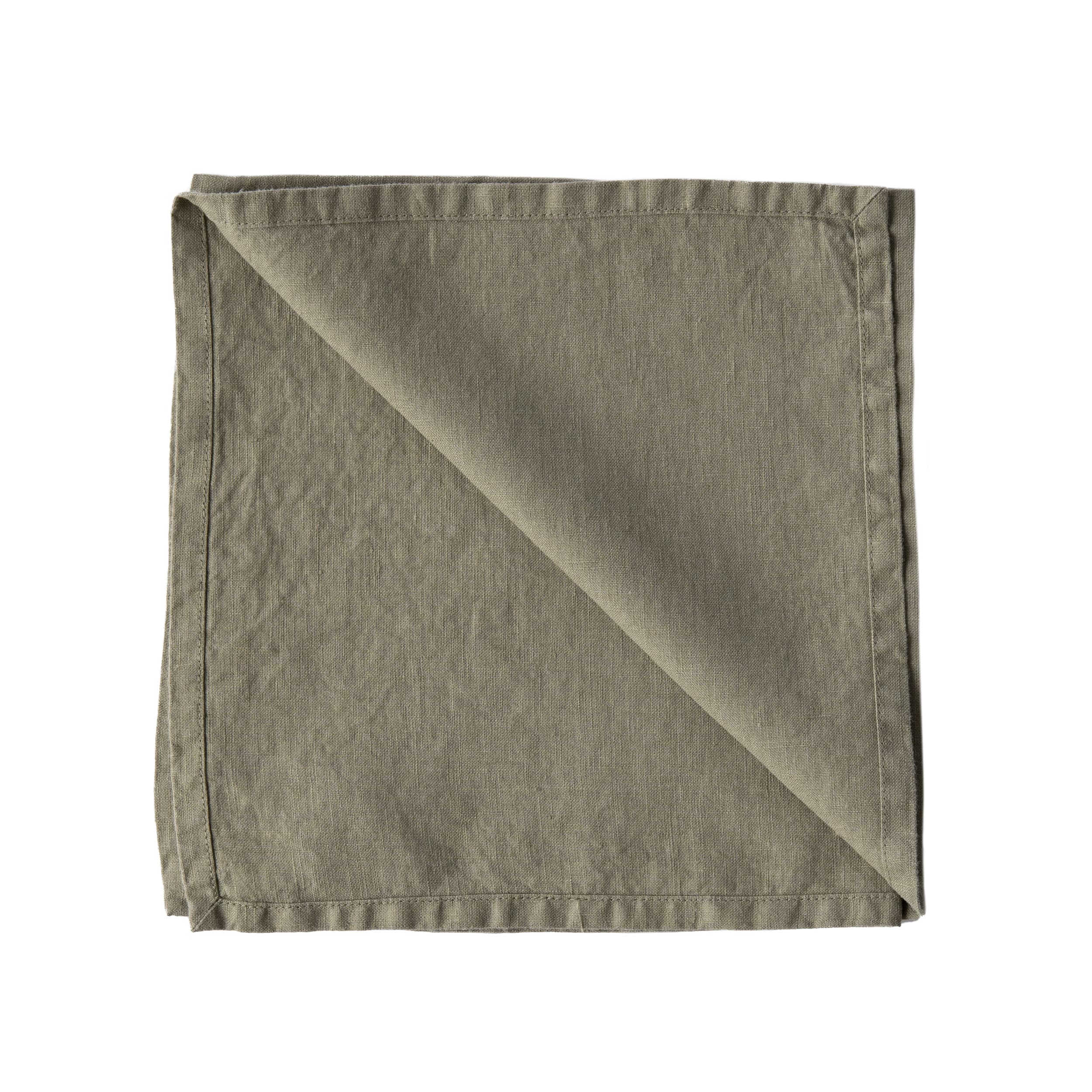 Serviette Leinen Olive