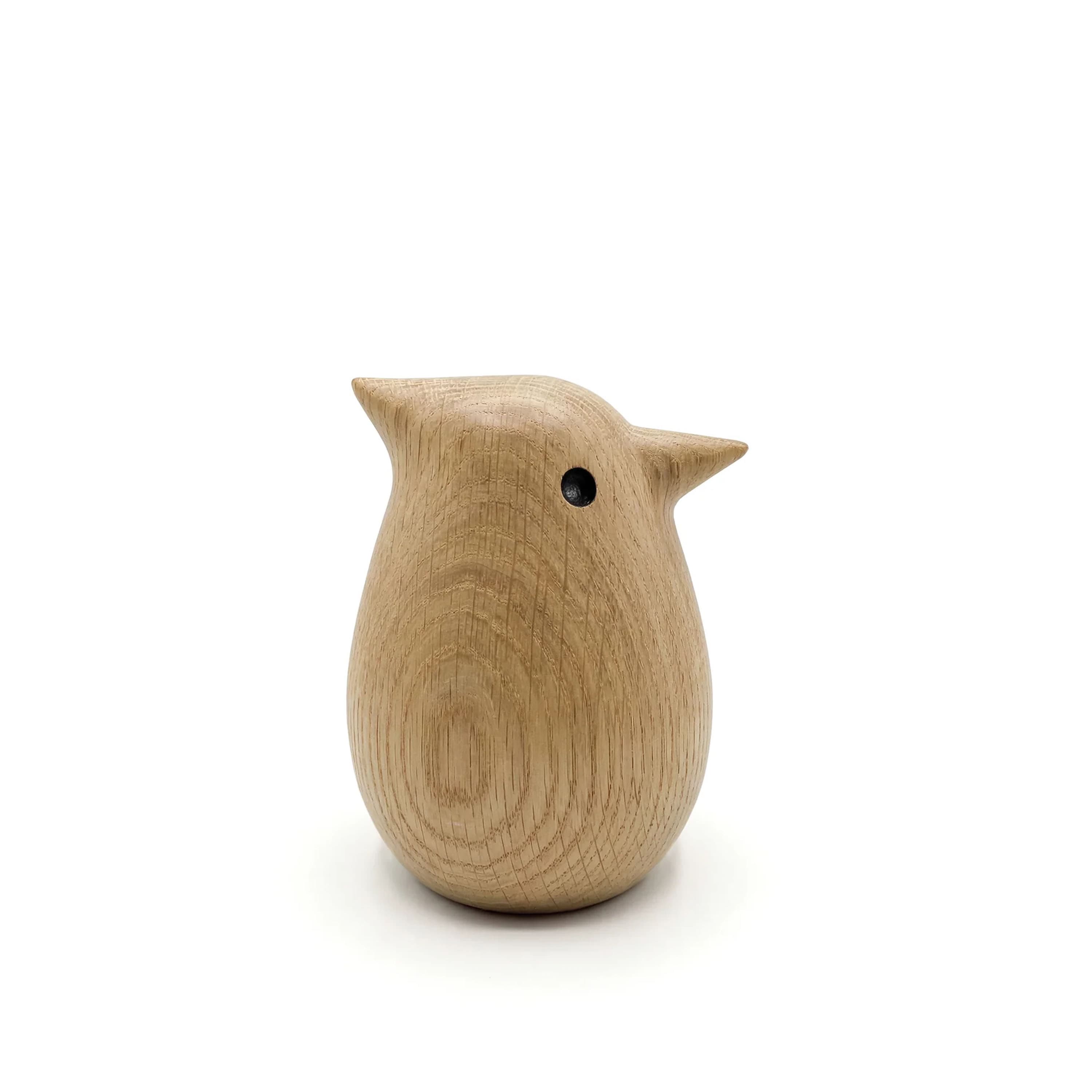Baby Songbird Decoration Natural Oak