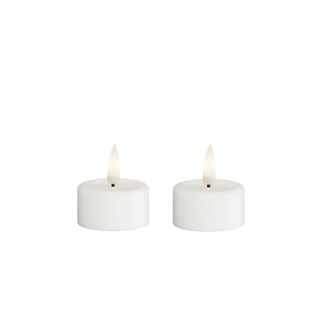 LED Tea Light White Ø4 2-pack
