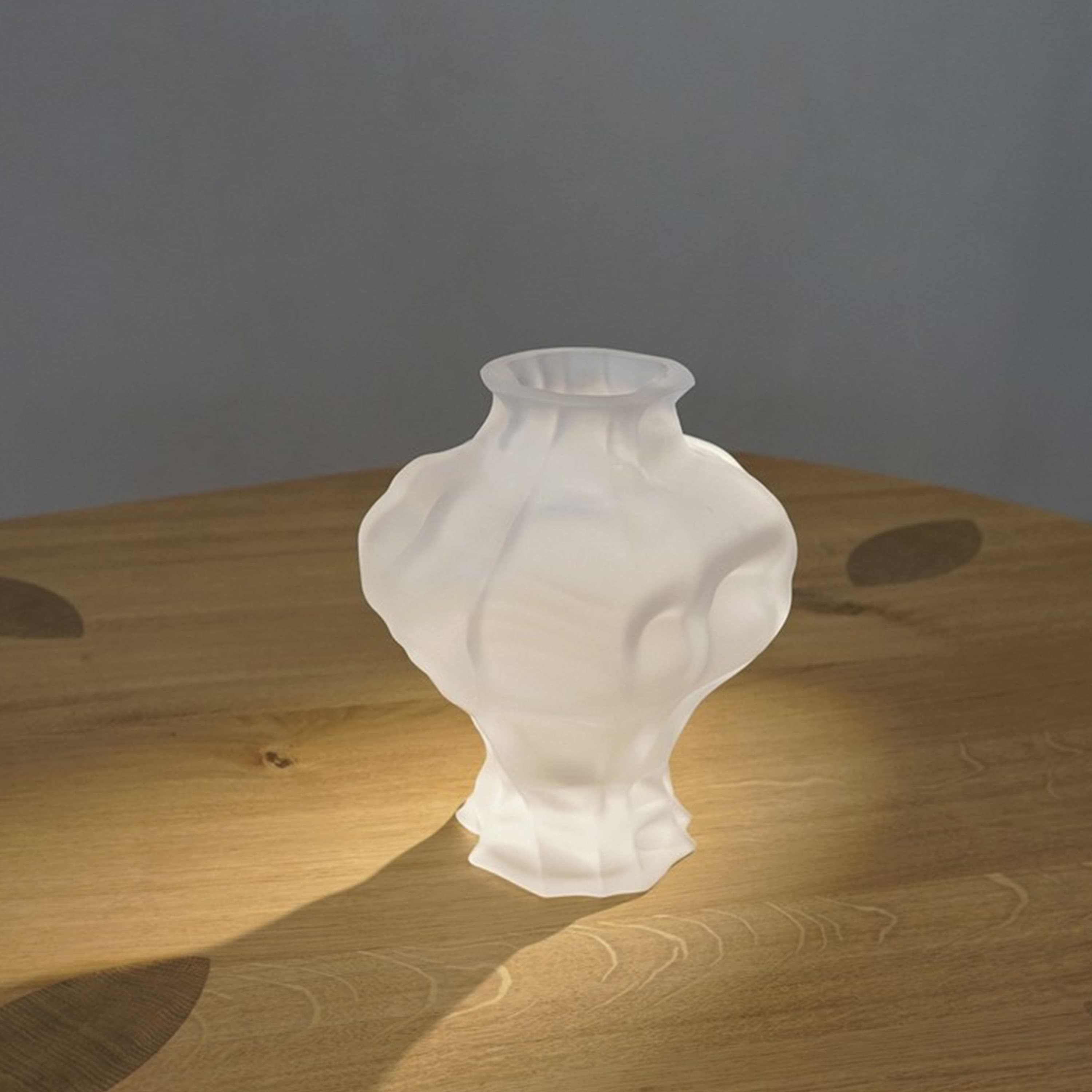 Ammonit Vase Frosted 30 cm