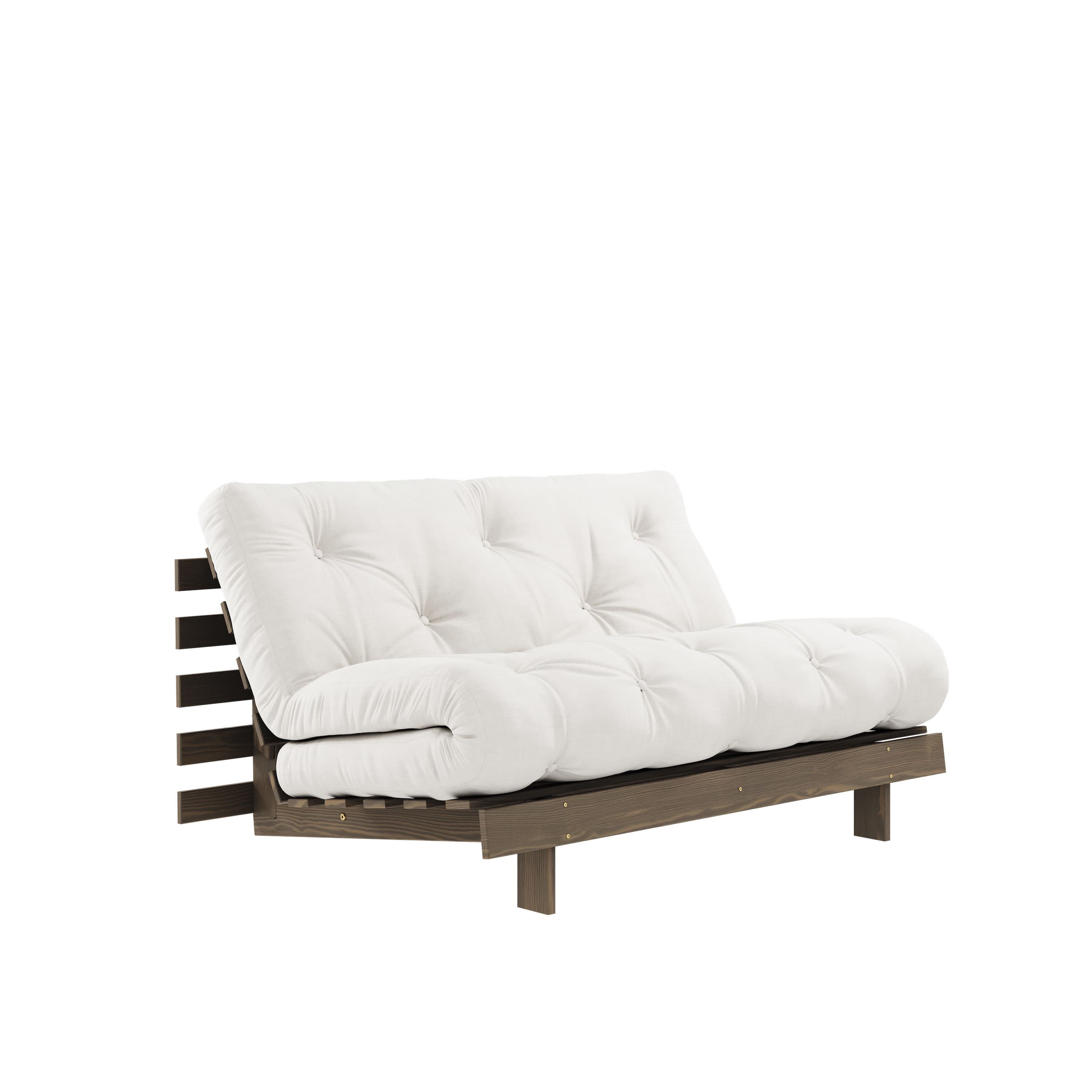 Roots Schlafsofa Braun/Natur 140cm