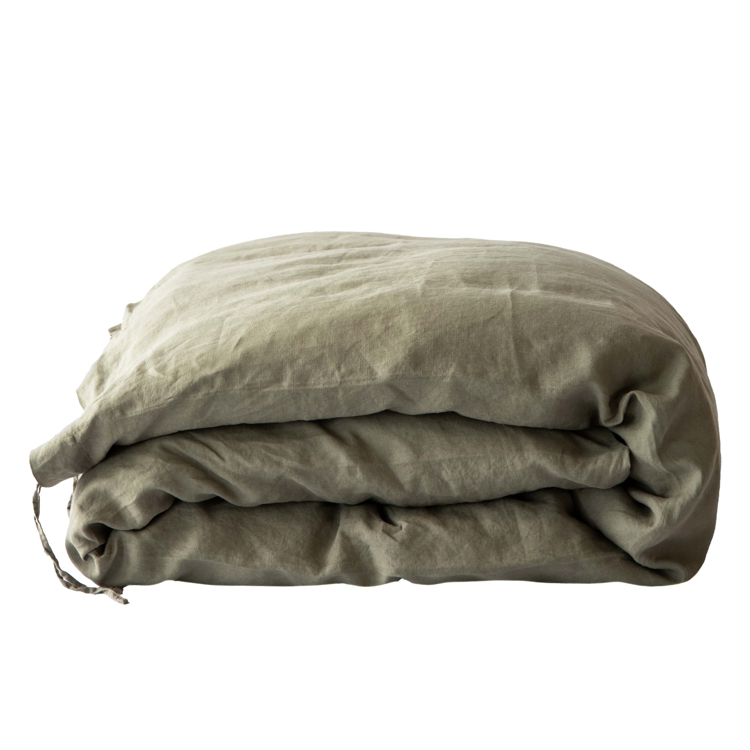 Bettbezug Leinen Olive 150x210