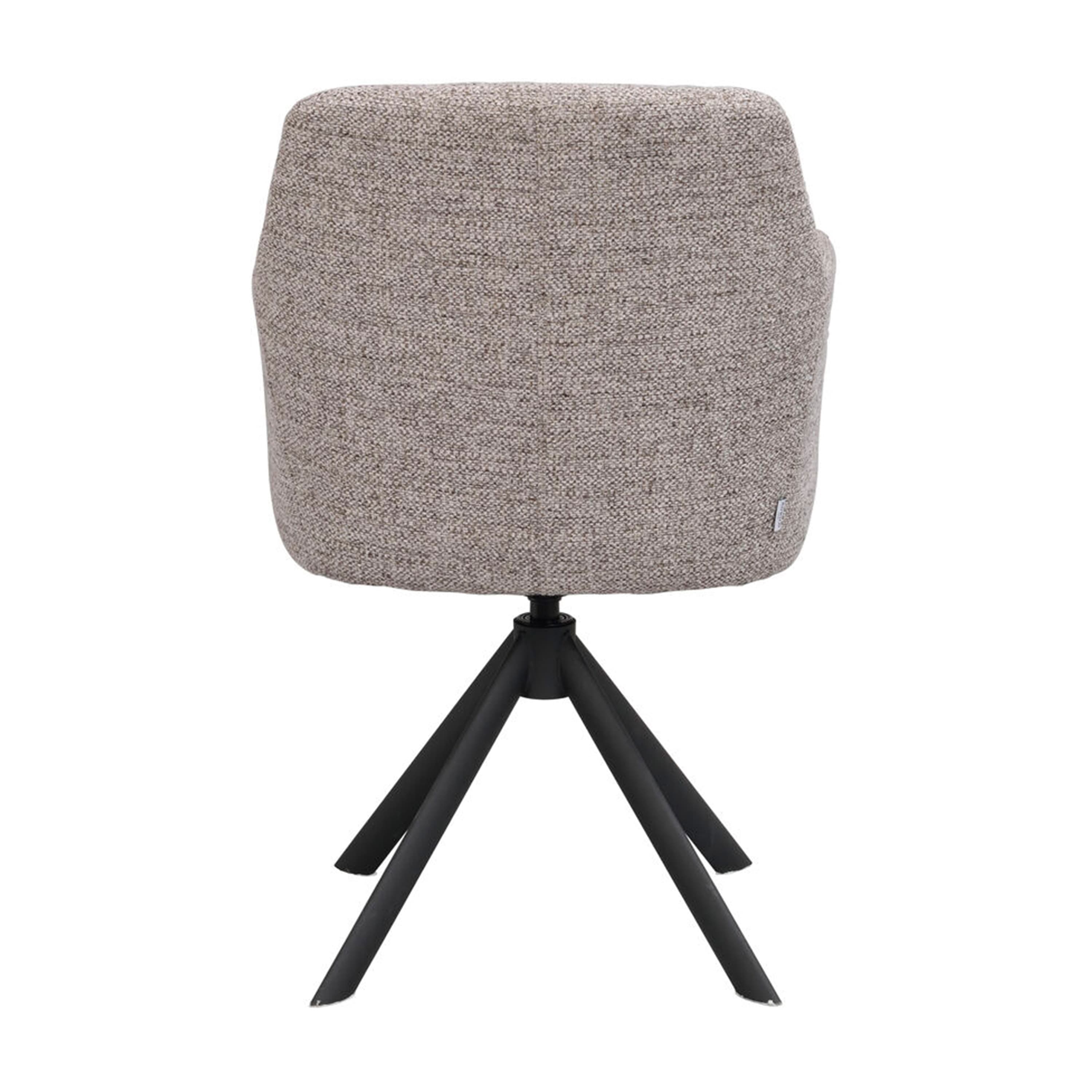 Gladstone Dining Armchair Dark Beige/Black