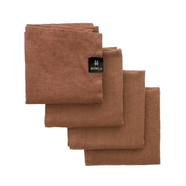 Sunshine Leinenserviette Grounded 4er‑Pack