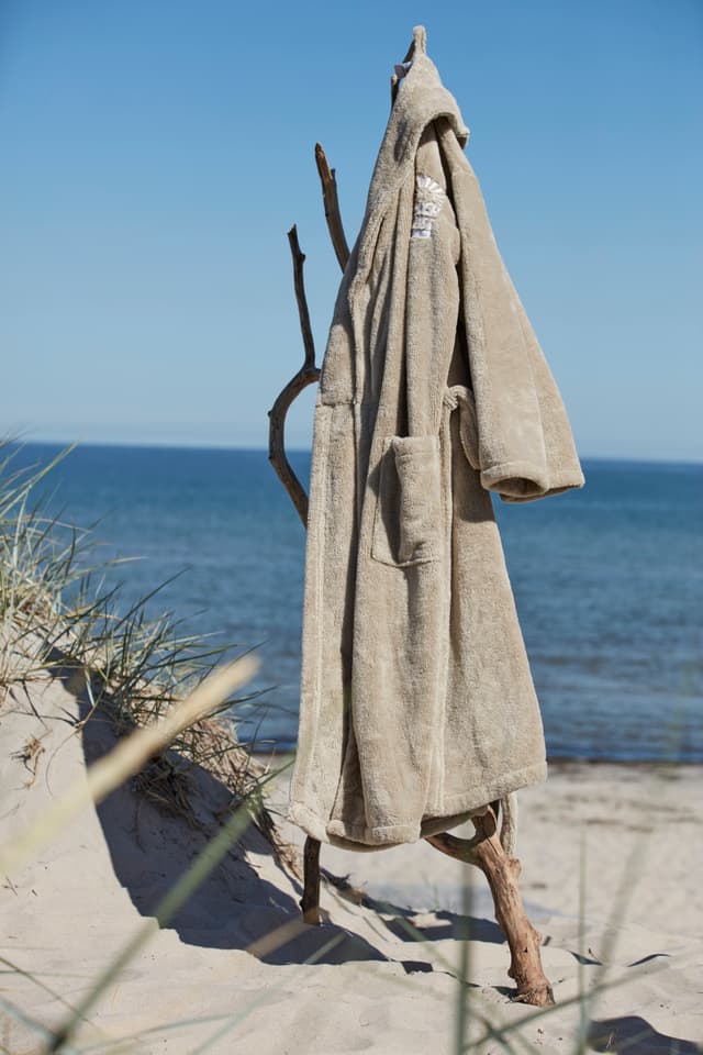 Softie Bathrobe Tan S