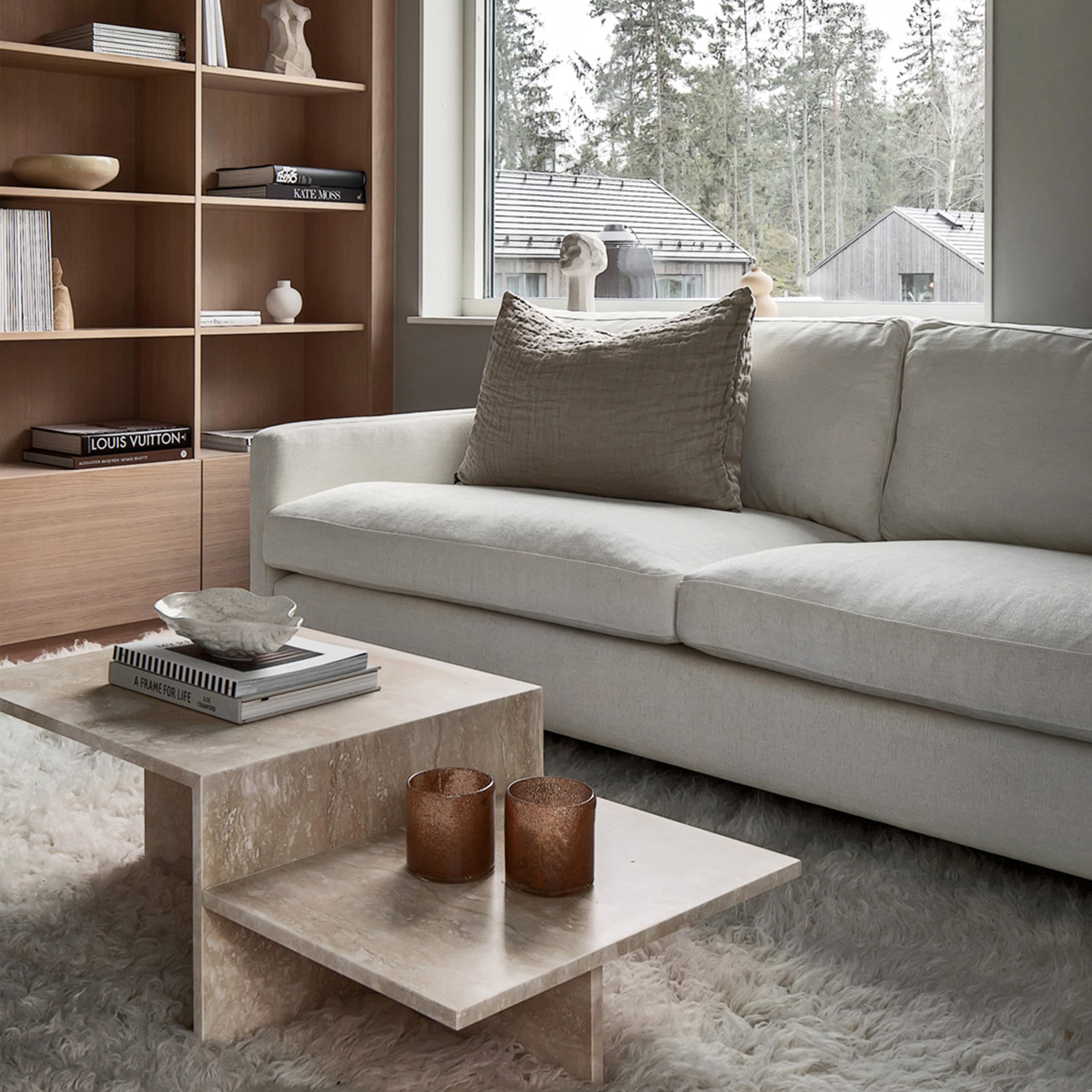 Åre 4-Sitzer Sofa Weiß 257cm