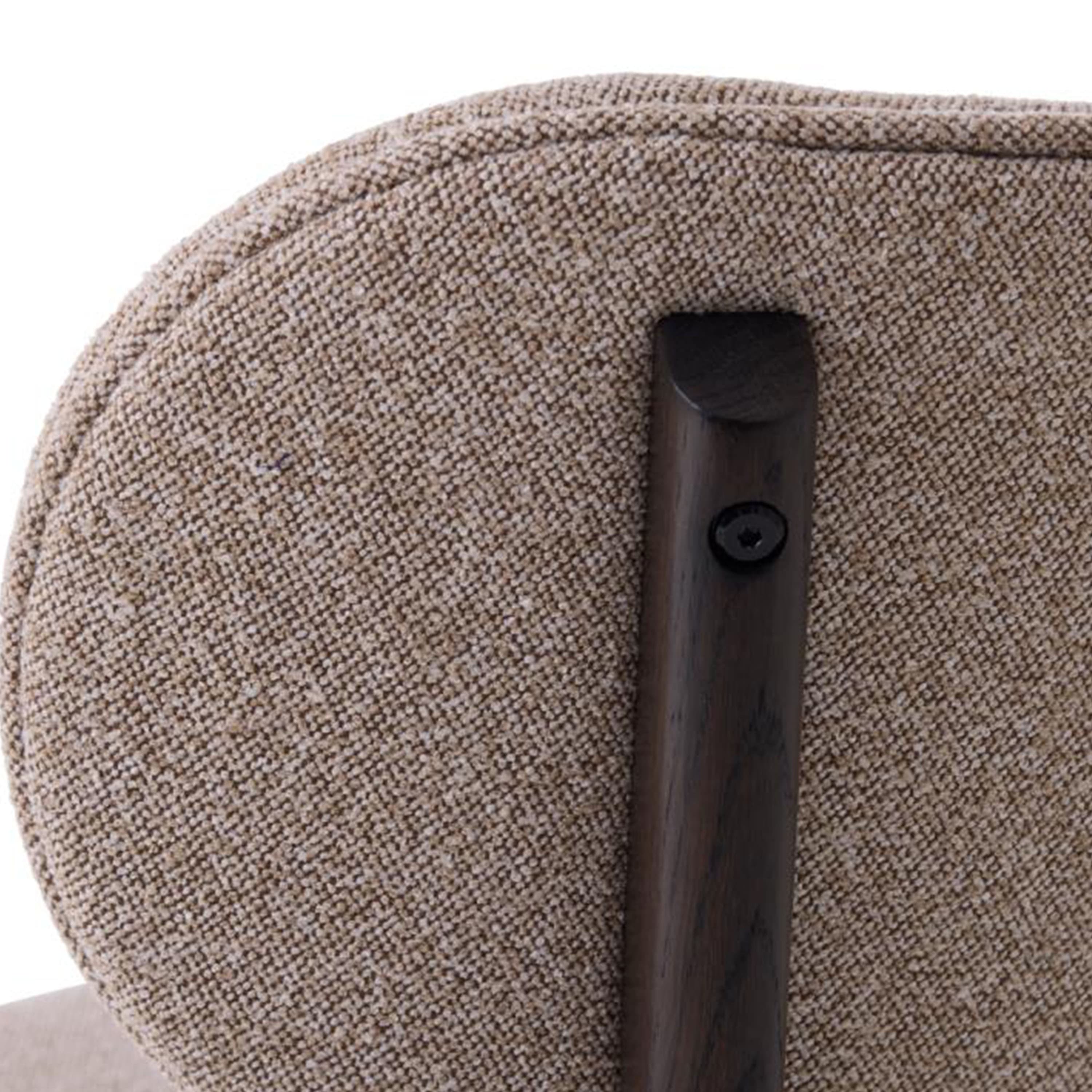 Frances Dining Chair Dark Espresso/Sand