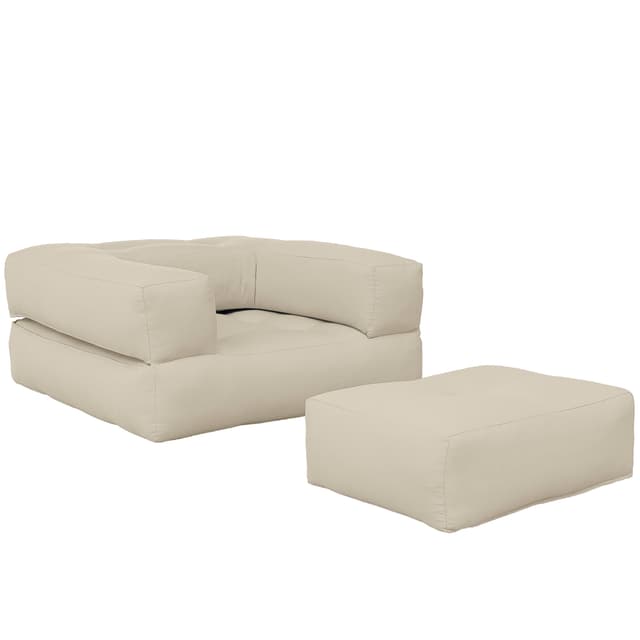 Cube Sessel Beige