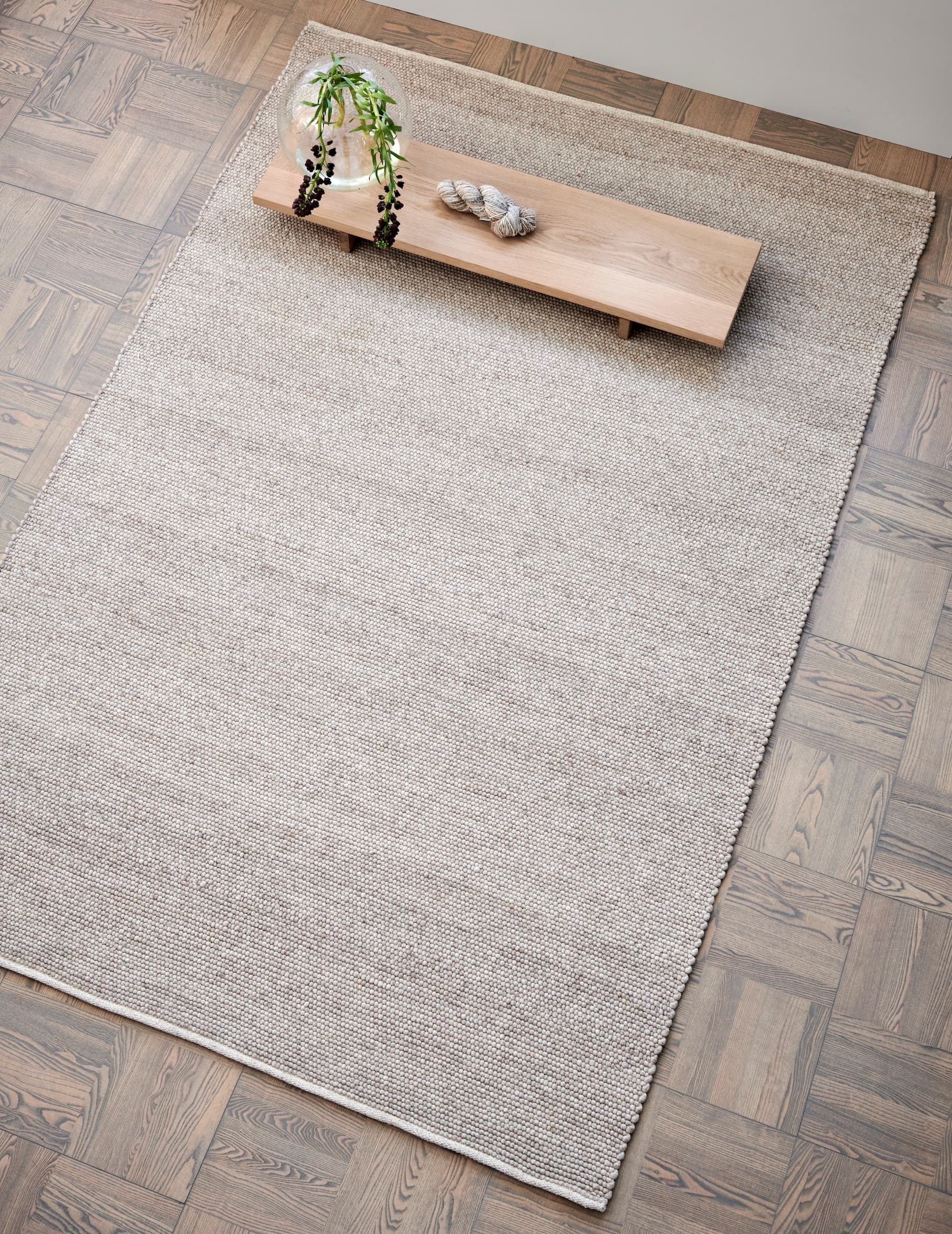 Merino Wollteppich Oat 250x350