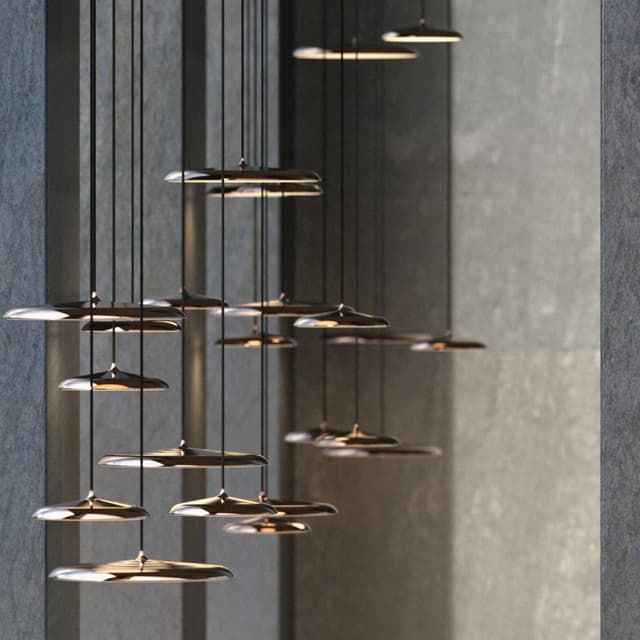 Artist 25 Ceiling Lamp Copper