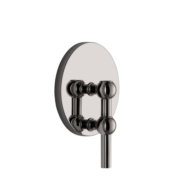 STOFF Nagel WandKerzenständer Kerzenständer Black Chrome