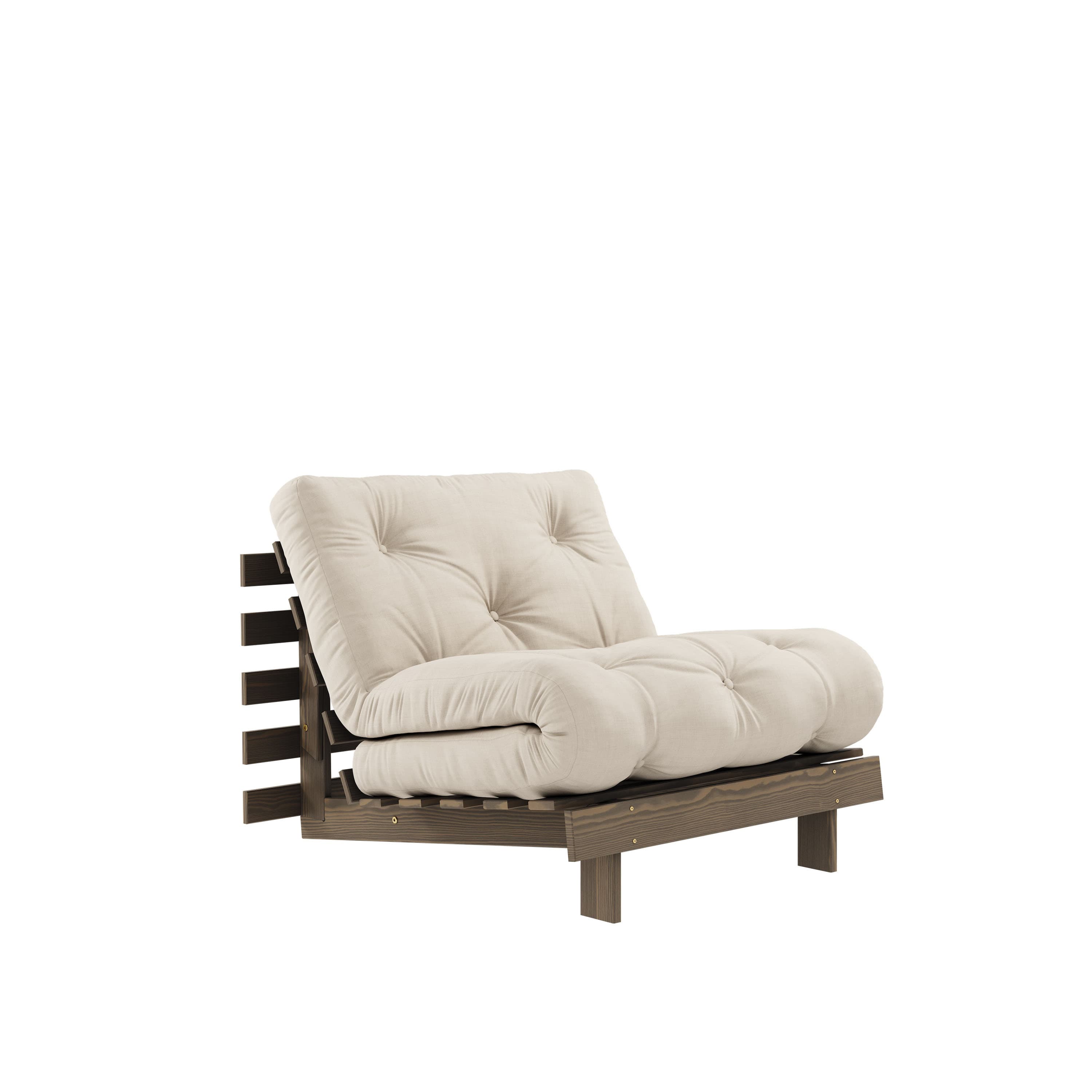 Roots Schlafsessel Braun/Beige 90cm
