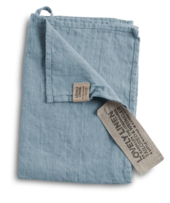 Lovely Gasthandtuch Dusty Blue 35x50