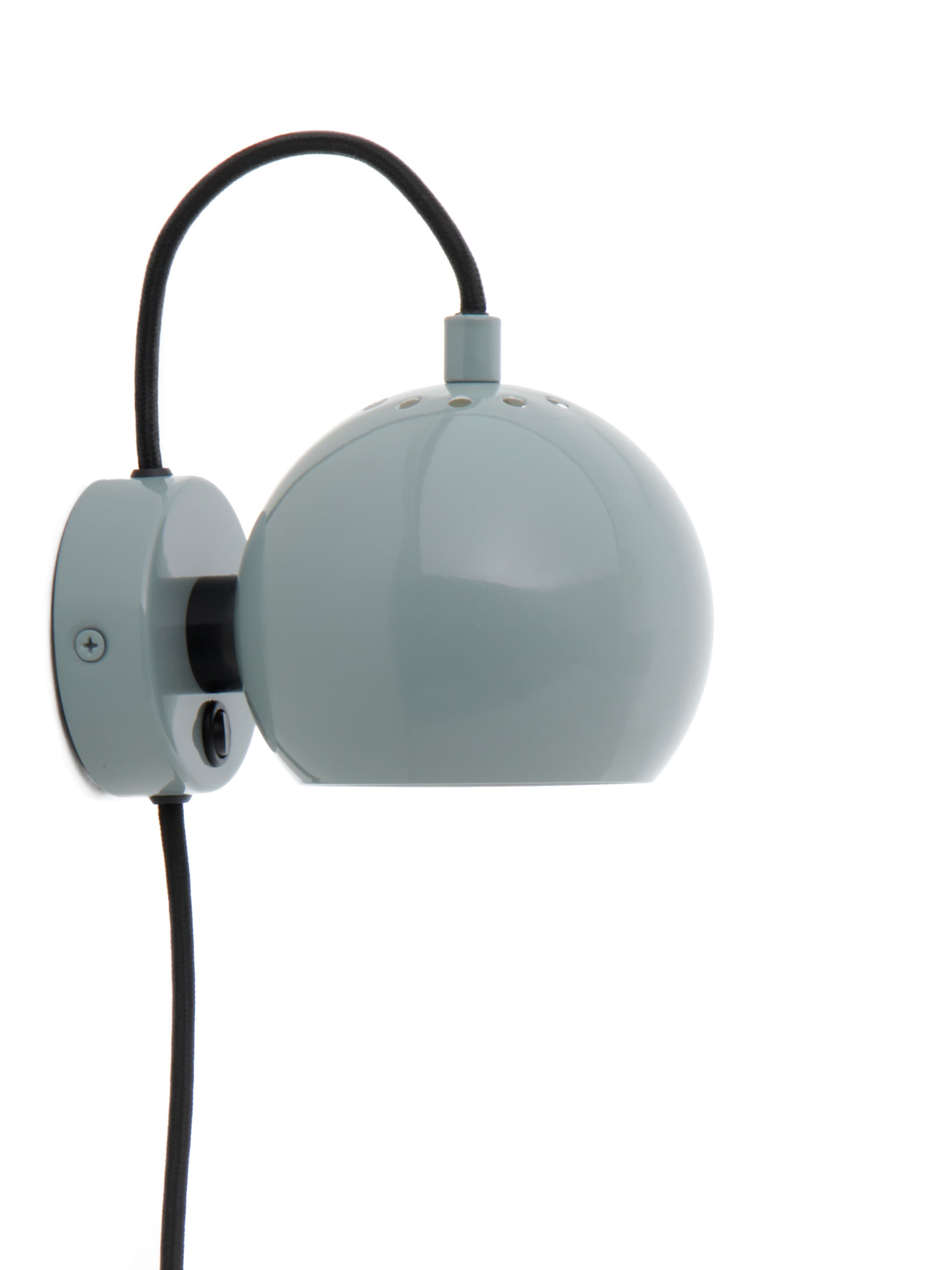 Ball Wandleuchte Glossy Mint Ø12