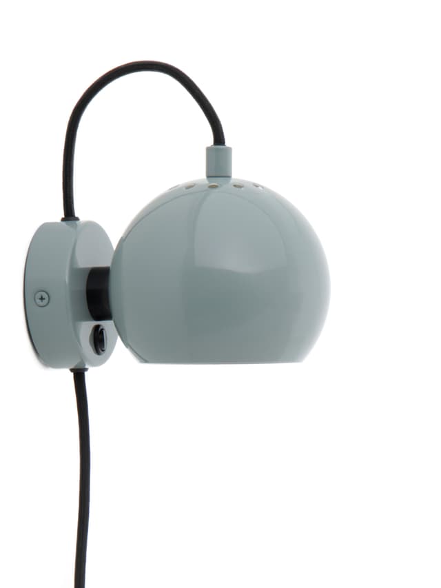 Ball Wall Lamp Glossy Mint Ø12