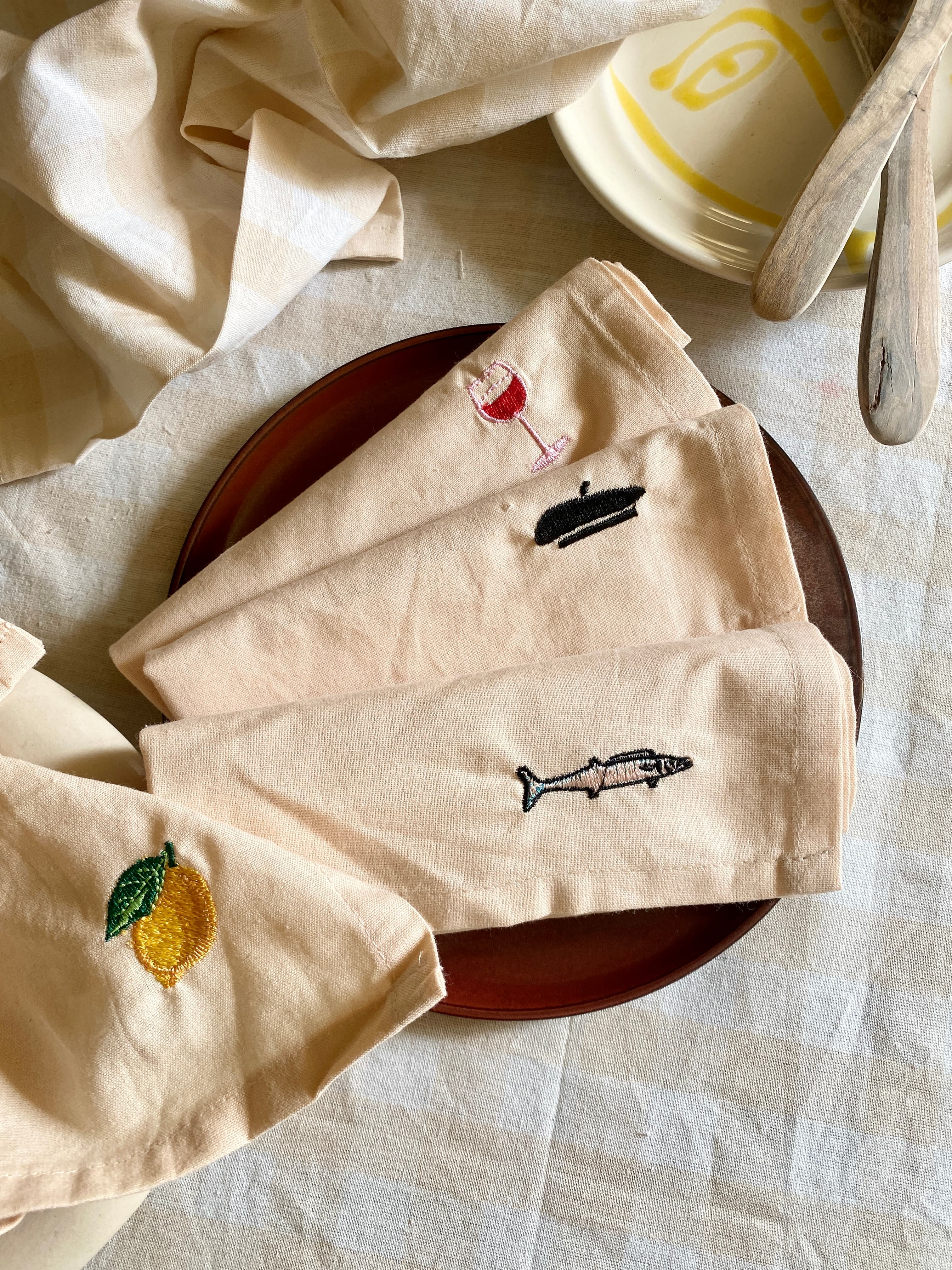 Serviette Déjeuner 4er Pack