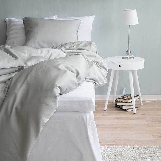 Single Duvet Cover Set Bamboo Green 150x210/50x60
