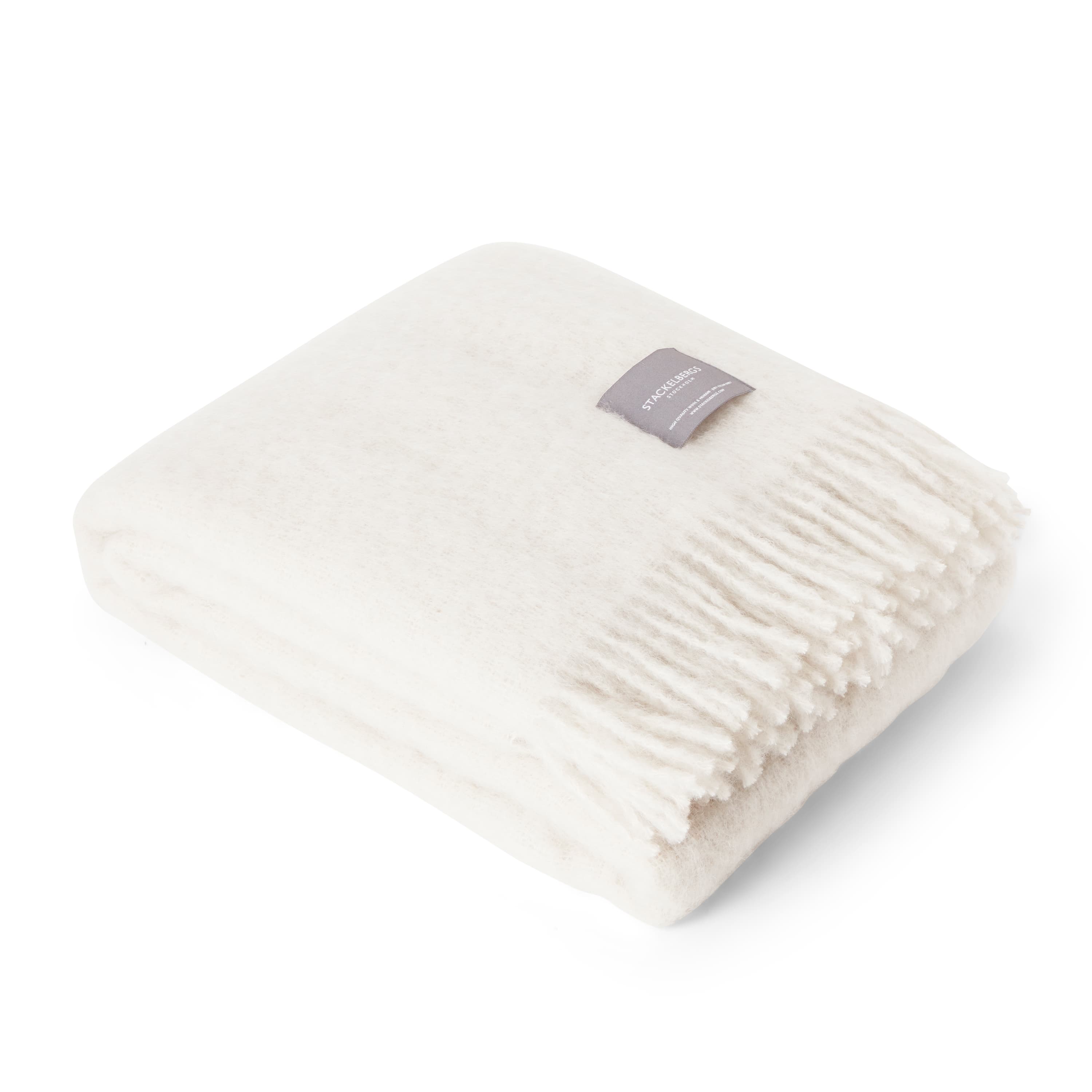 Mohair Plaid Reflection White