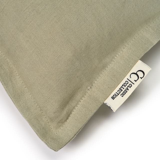 Classic Linen Kissenbezug Salbeigrün 50x50