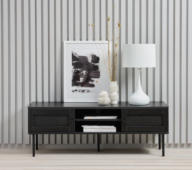 Elin TV Stand Black 120cm