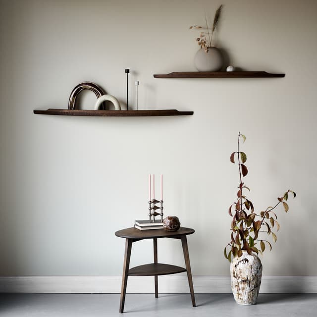 Arcus Wall Shelf Smoked Oil Oak Medium