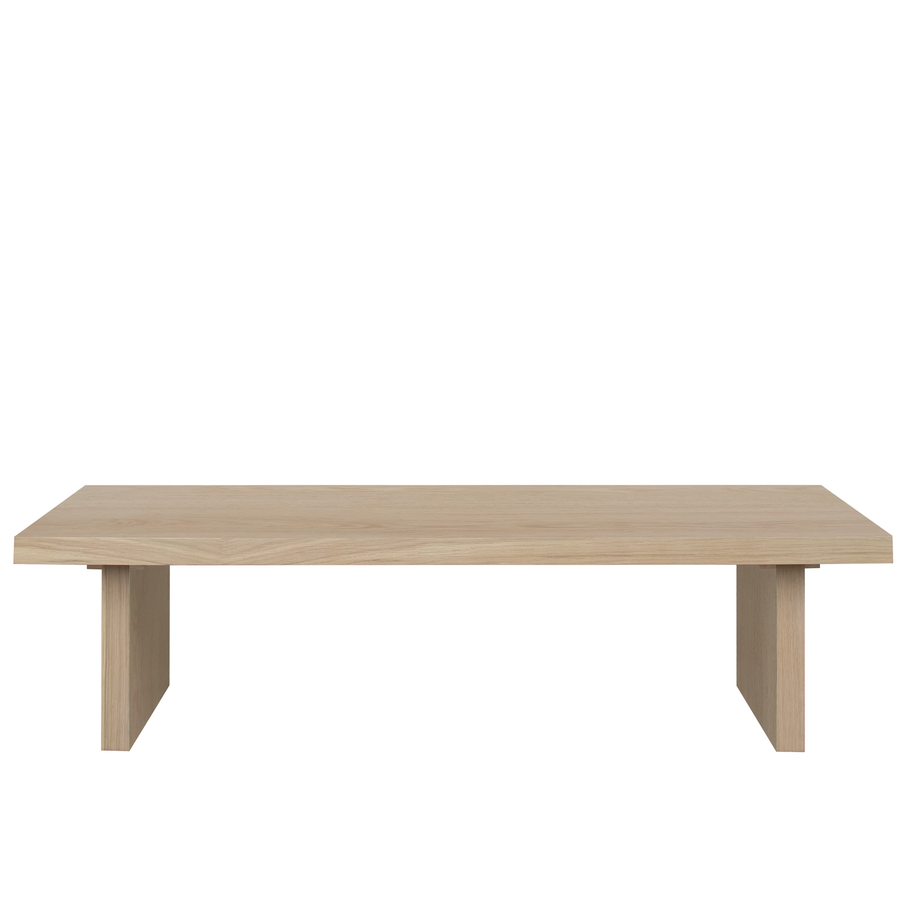 Kaia Couchtisch Weiß geölte Eiche 130cm