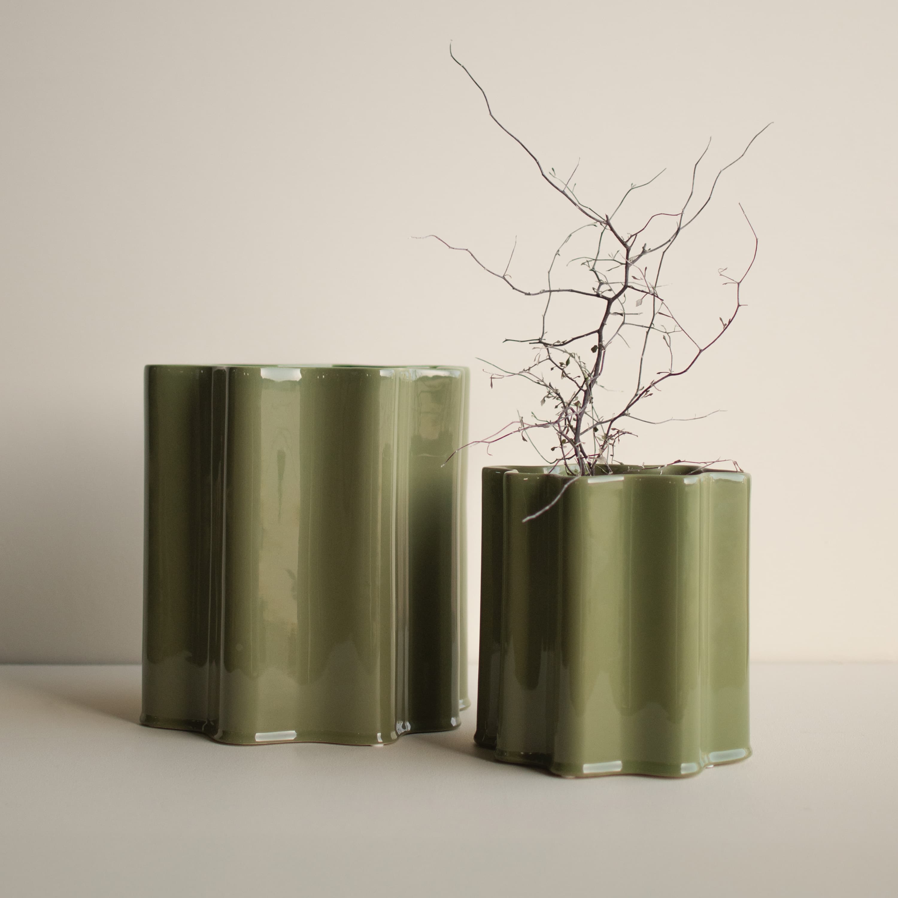Filter Krug Glänzend grün Klein