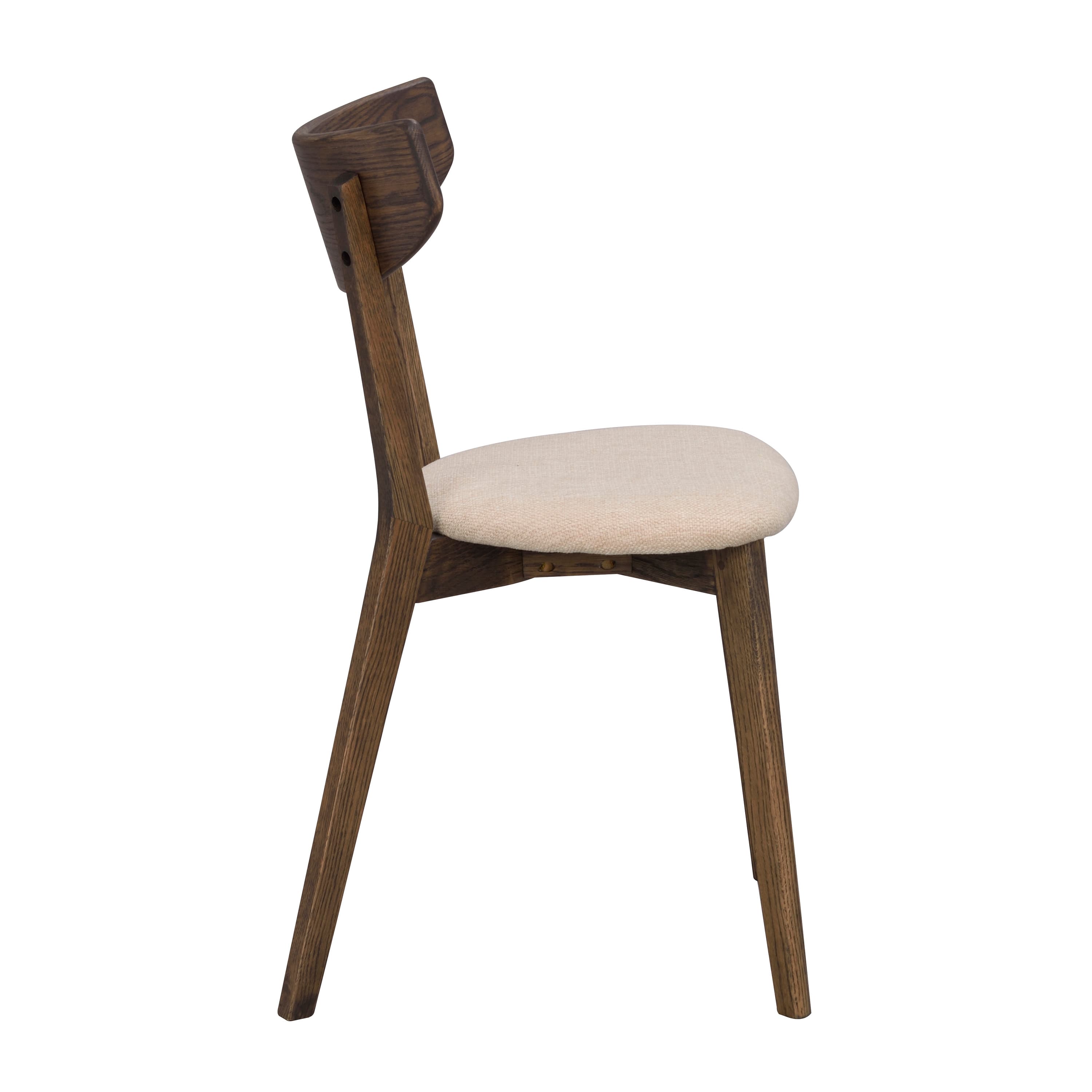 Ami Esszimmerstuhl Braun Eiche/Beige