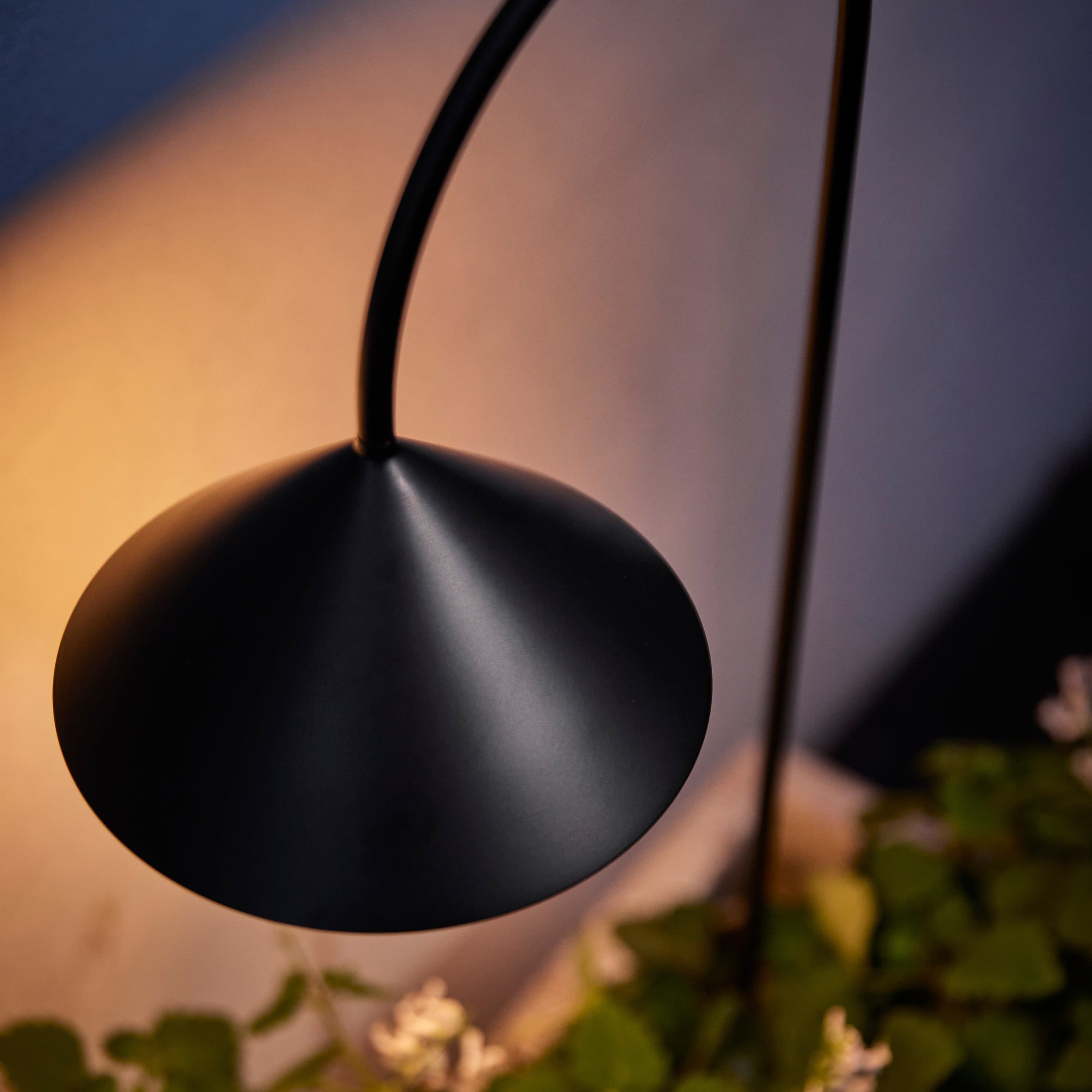 Garden Lamp Matt Black 82cm