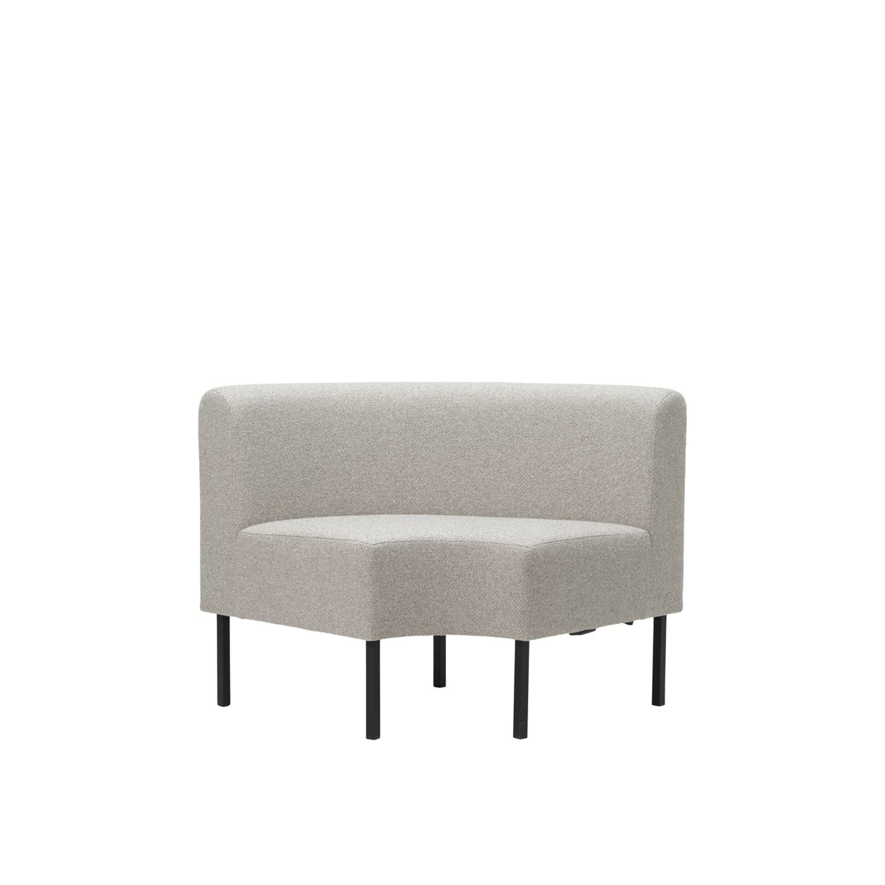Corner Sitzplatz Eckteil Modulsofa Natur 85cm