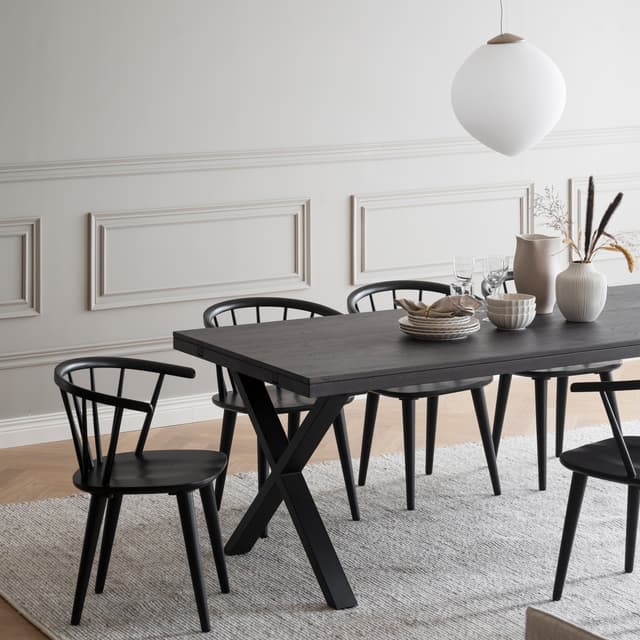 Brooklyn Esstisch X-Bein Dunkelbraune Eiche 170cm