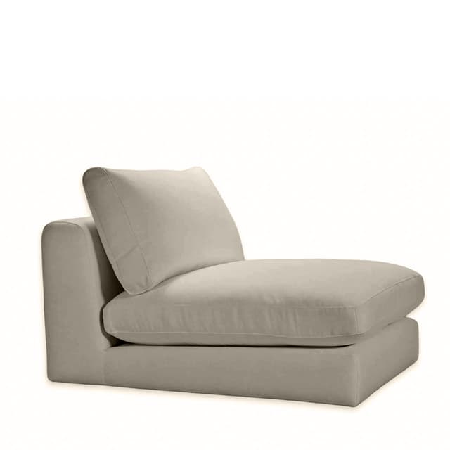 Capri 1-seater Sofa Module Taupe 83cm