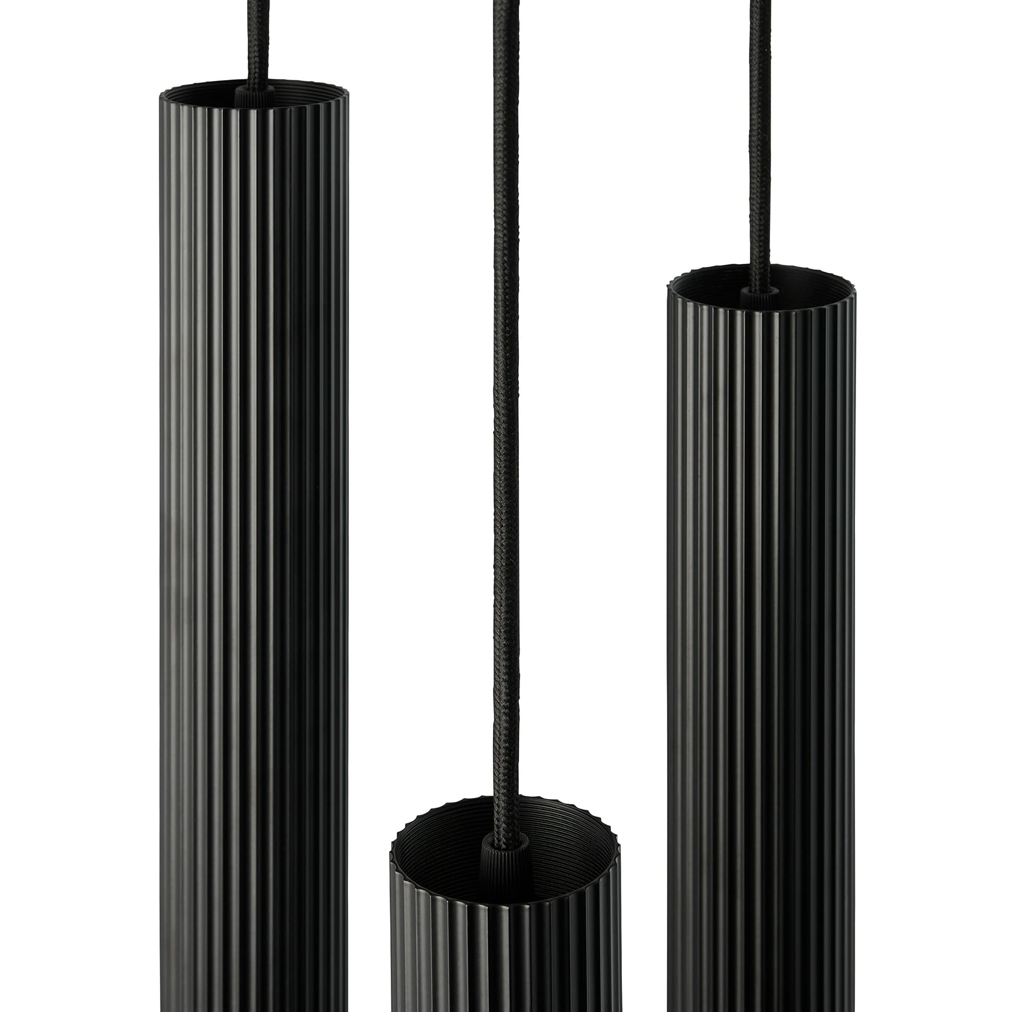 Vico 3-Rail Pendelleuchte Schwarz
