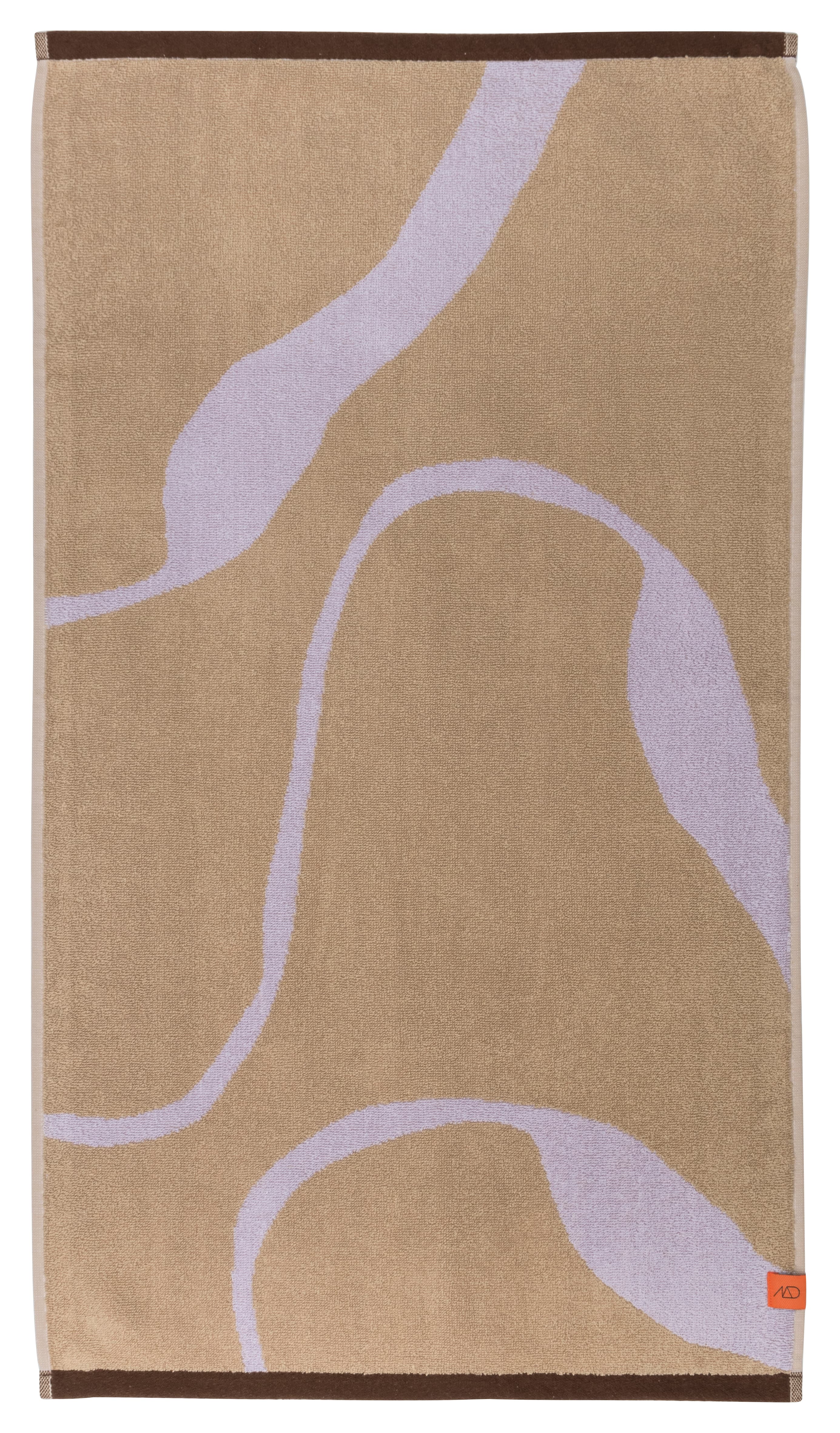Nova Arte Handtuch Sand/Lila 70x133