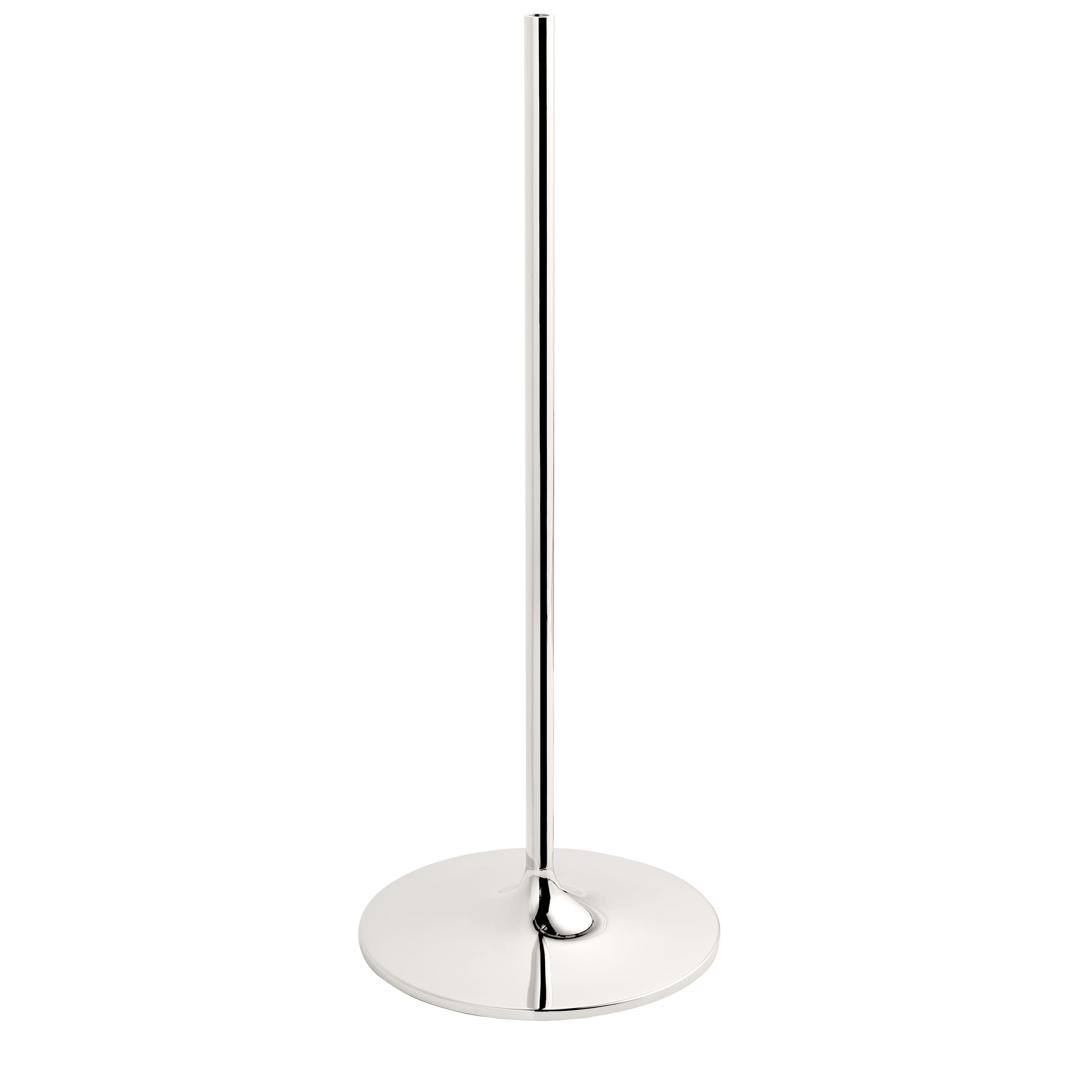 STOFF Nagel BodenKerzenständer Chrom