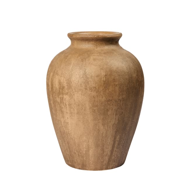 Uma Vase Hellbraun Ø29