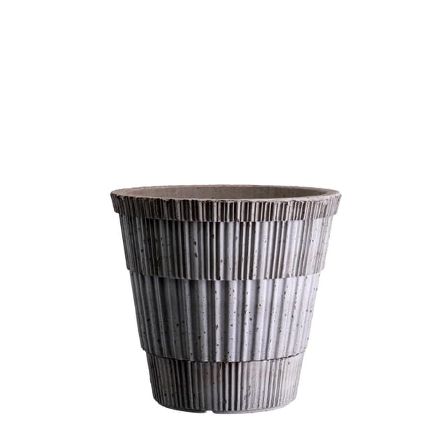 Atlas Topf Raw Grau Terrakotta Ø16