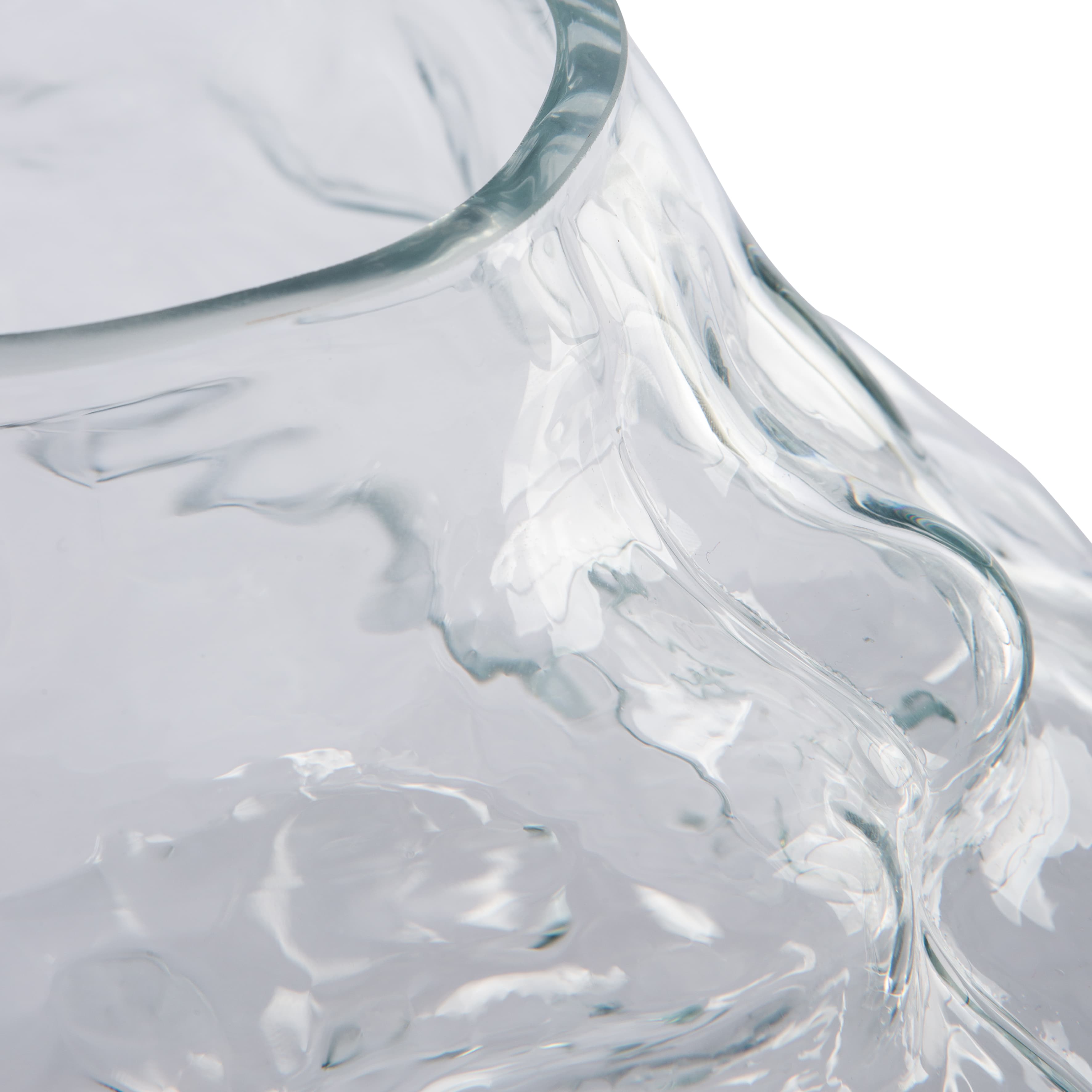 Cloud Vase Clear Low