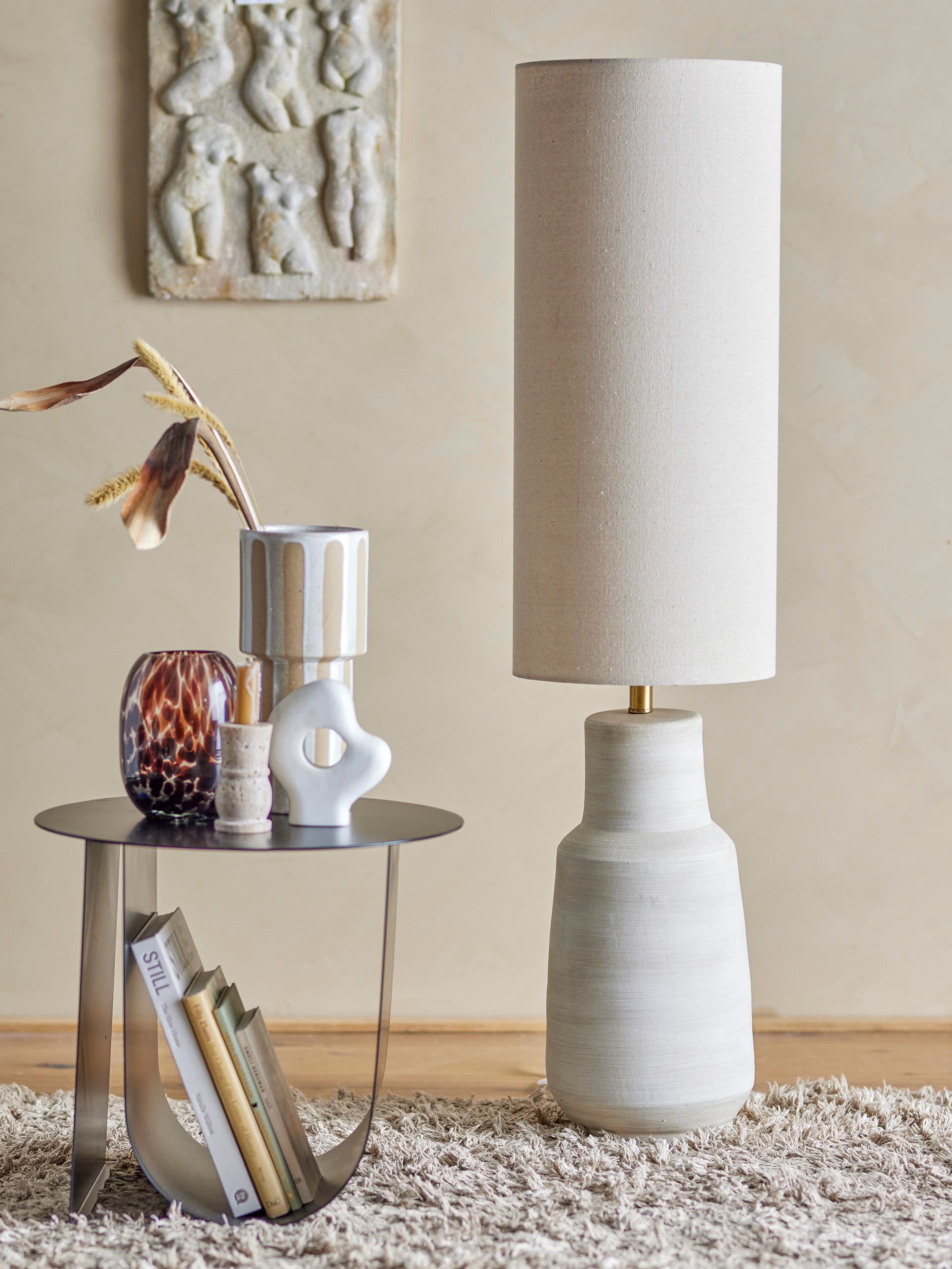 Linetta Stehlampe Weiß