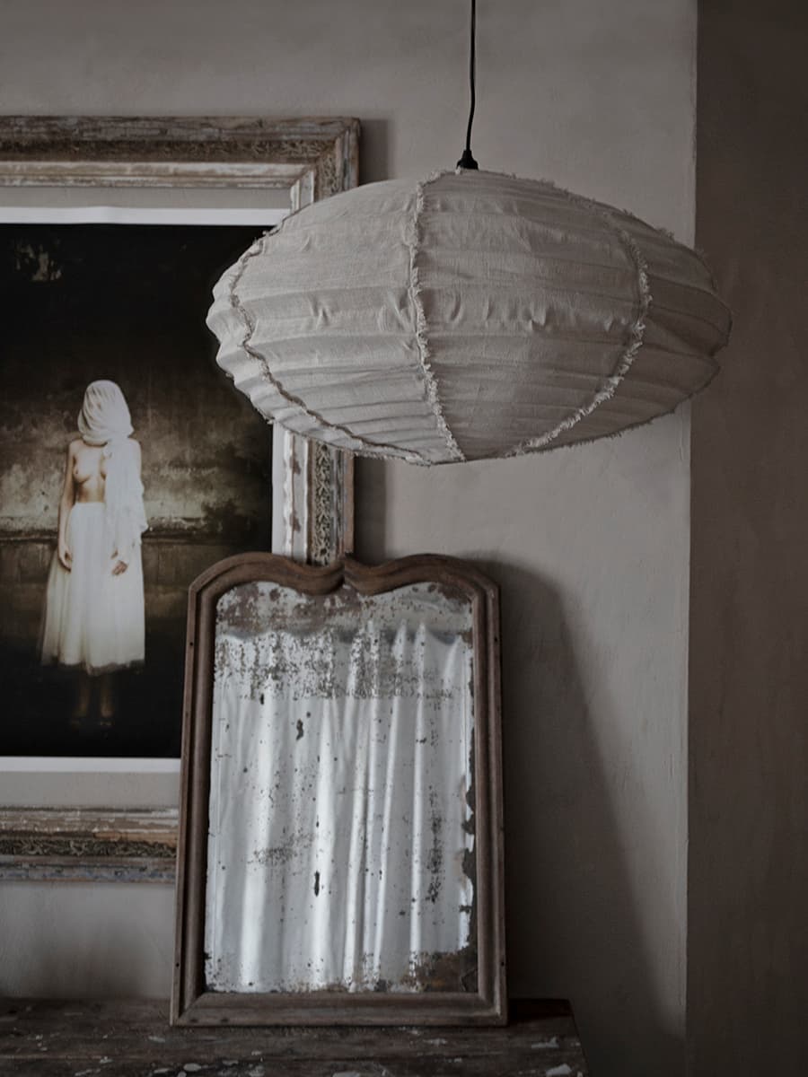 Lino Deckenlampe Natur Ø80