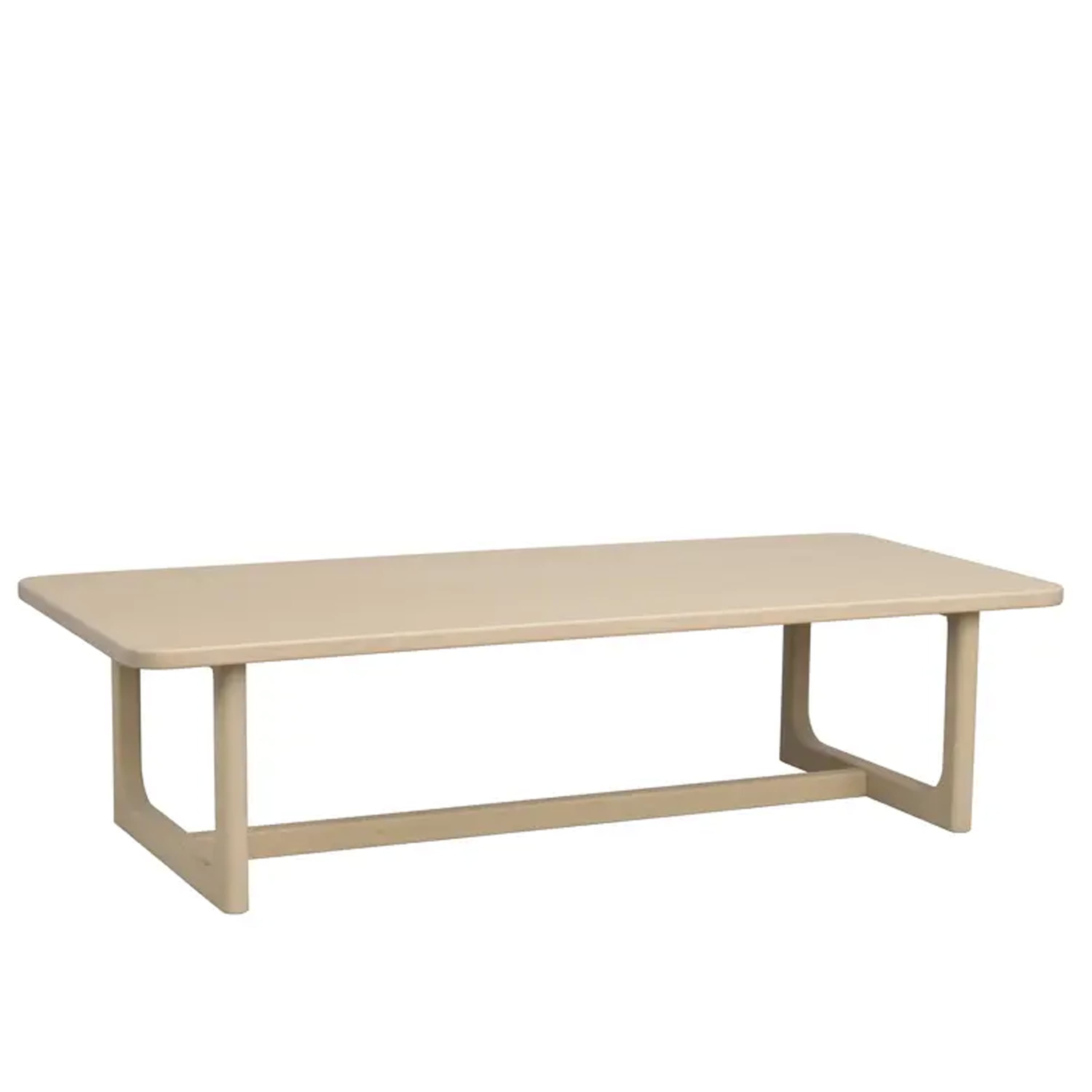 Driscoll Couchtisch Weiß pigmentierte Eiche 160x70
