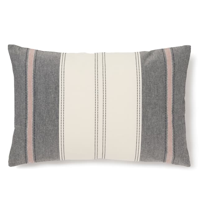 Lea Kissenbezug Schwarz/Offwhite 40x60