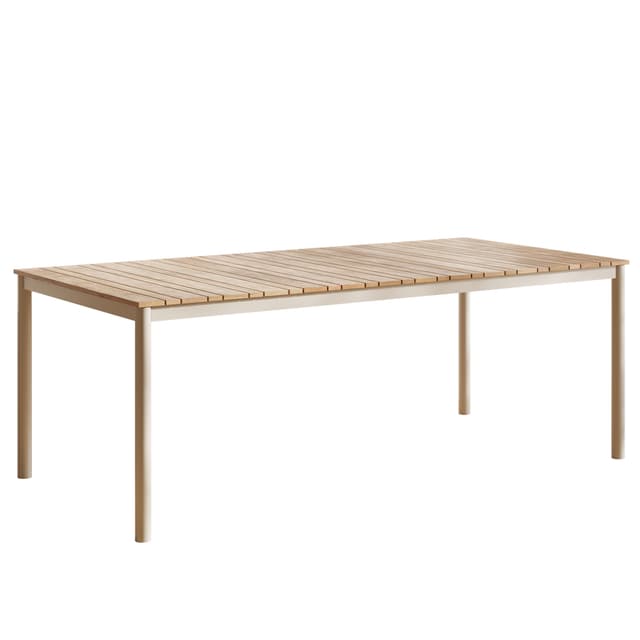 Mood Nova Esstisch Sandy Grey/Teak 219x100