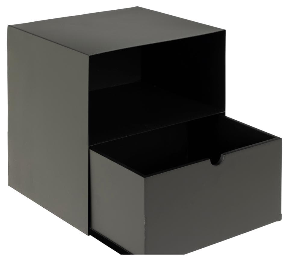Eden Wall-mounted Bedside Table Black
