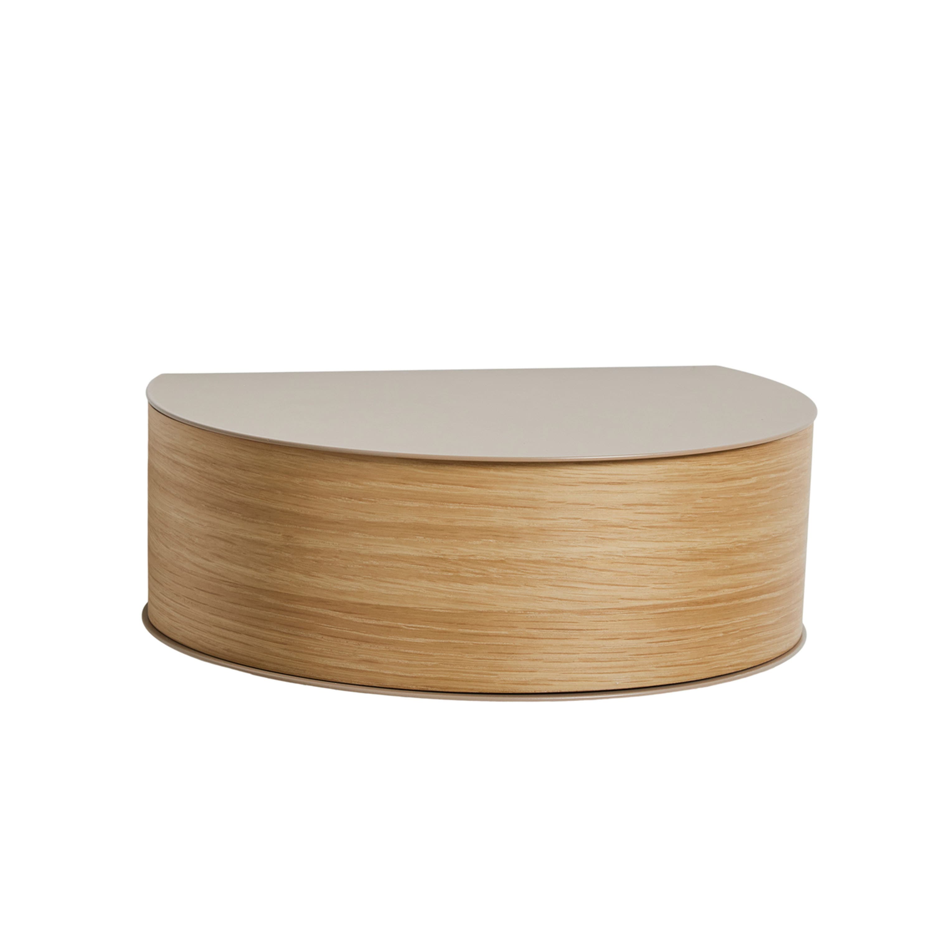 Wallie Wall-Mounted Shelf Oak/Grey Beige
