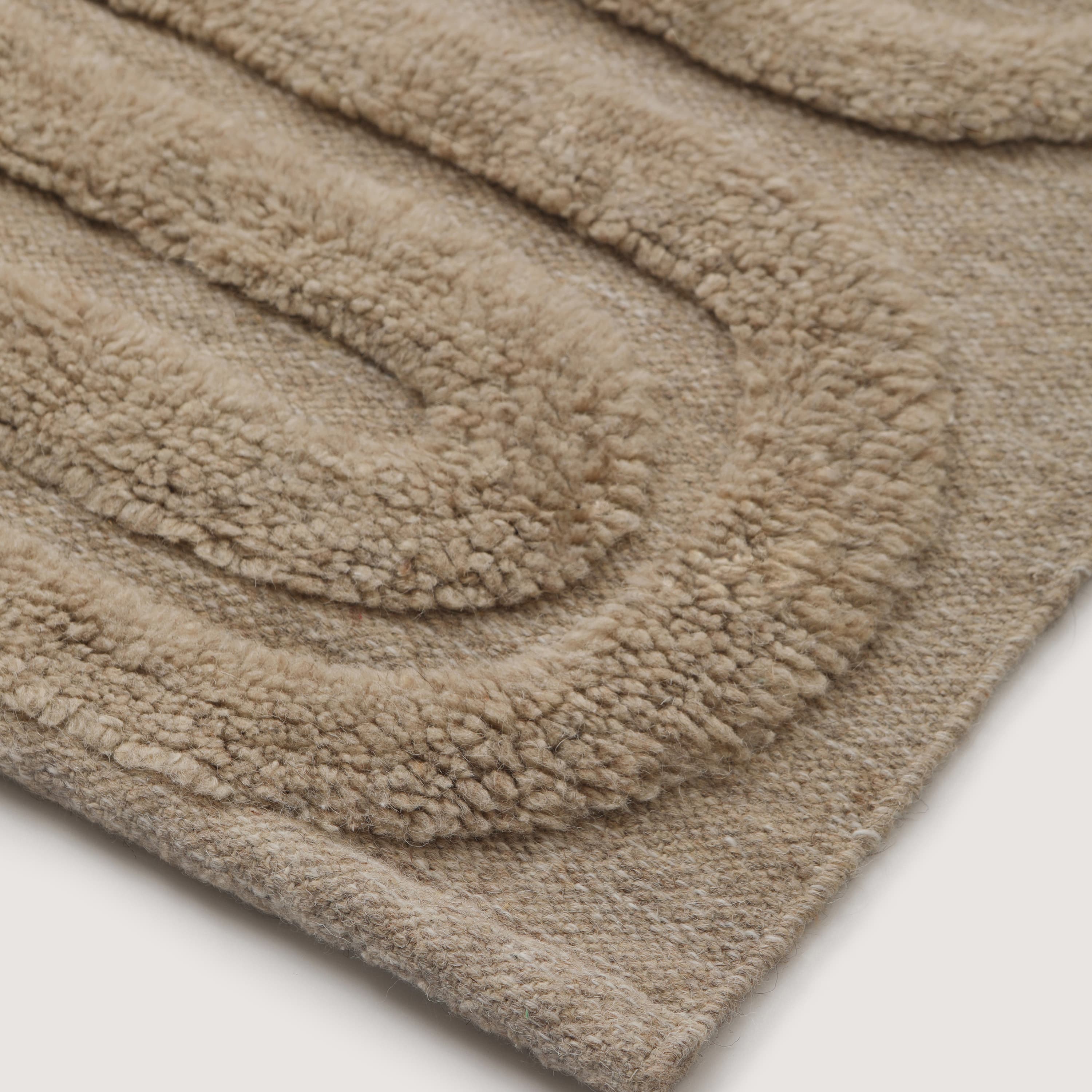 Riklund Wollteppich Beige/Melange 190x290